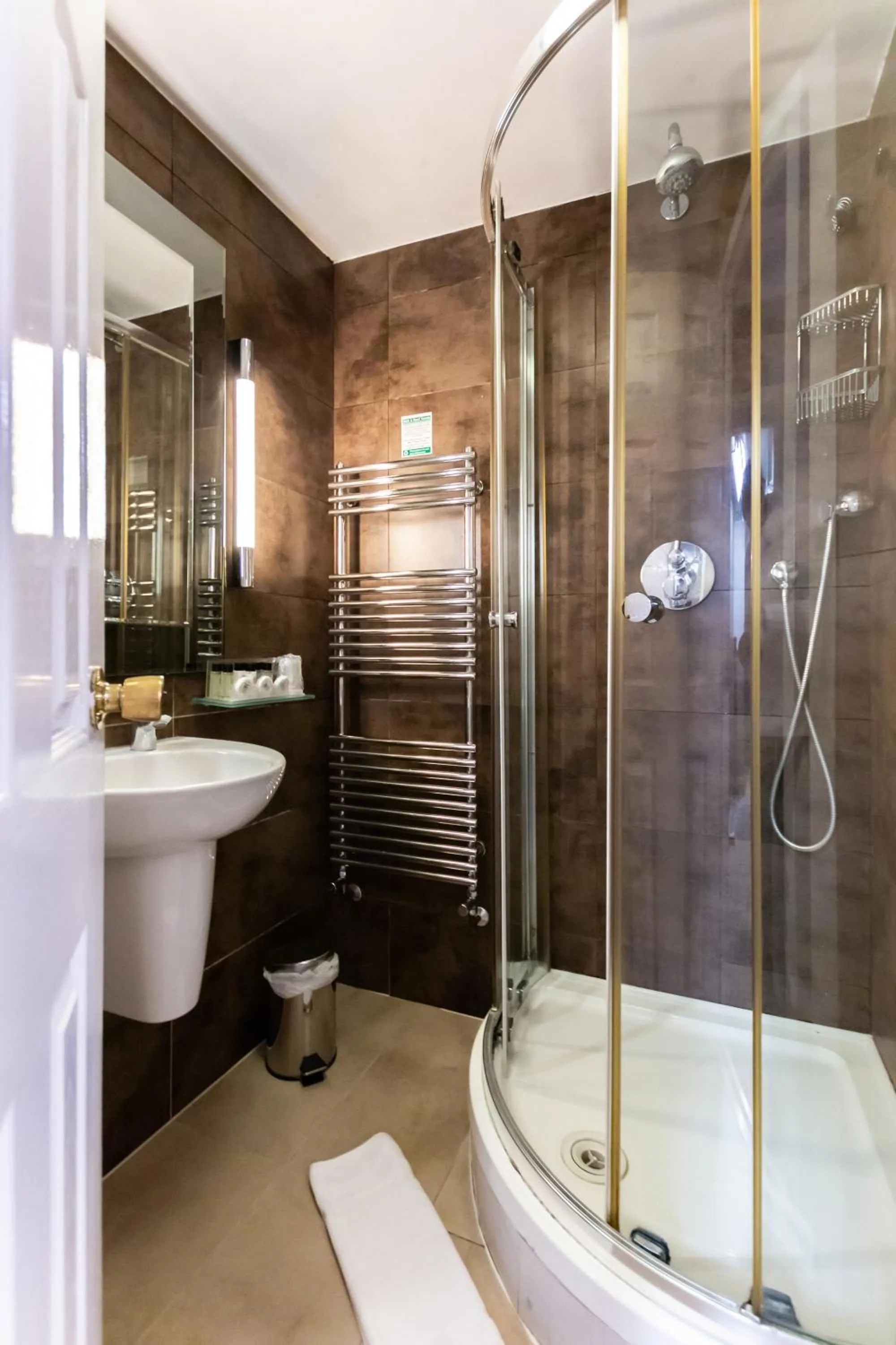 Bathroom in Arosfa Hotel London by Compass Hospitality