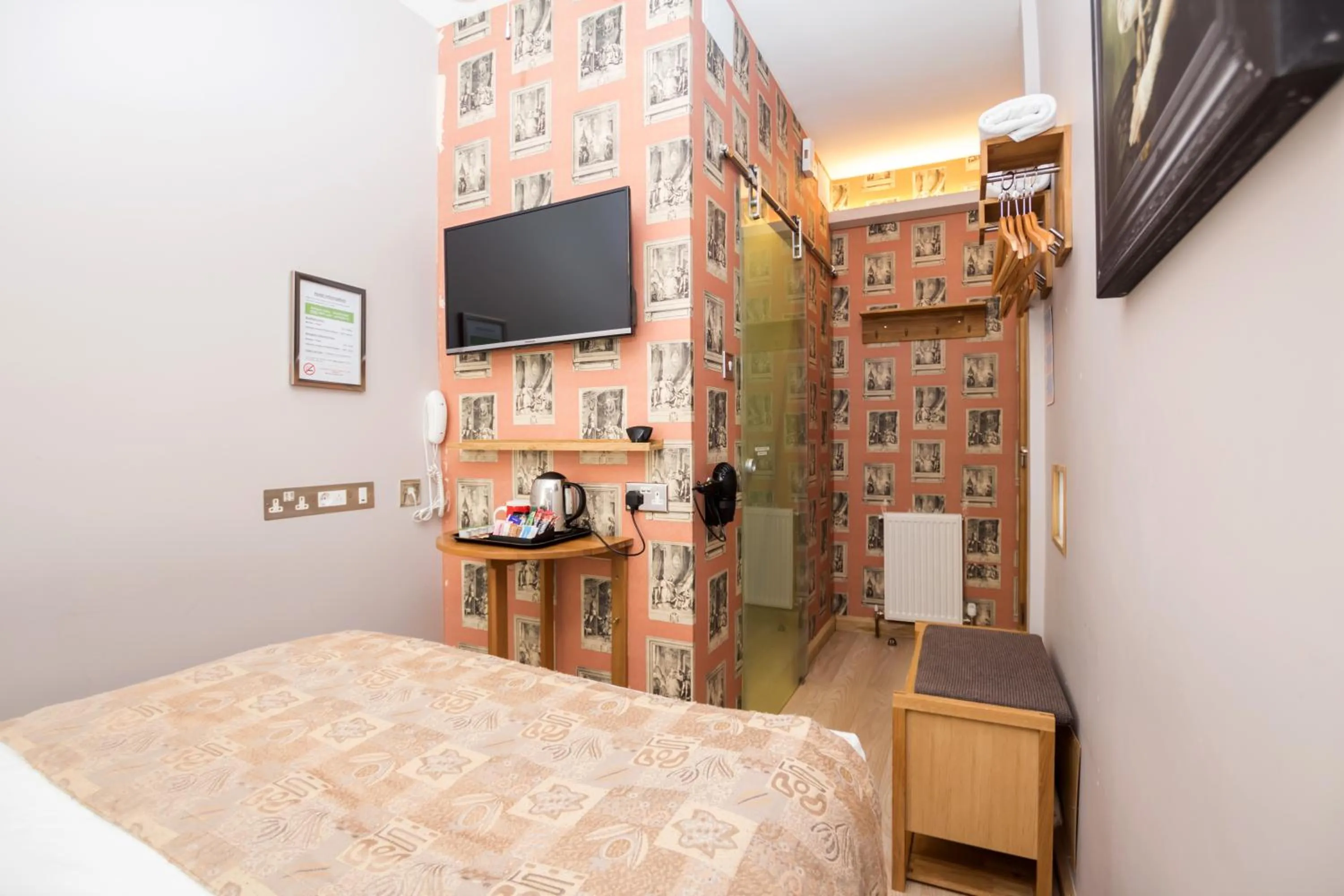 Bedroom, Bed in Arosfa Hotel London by Compass Hospitality