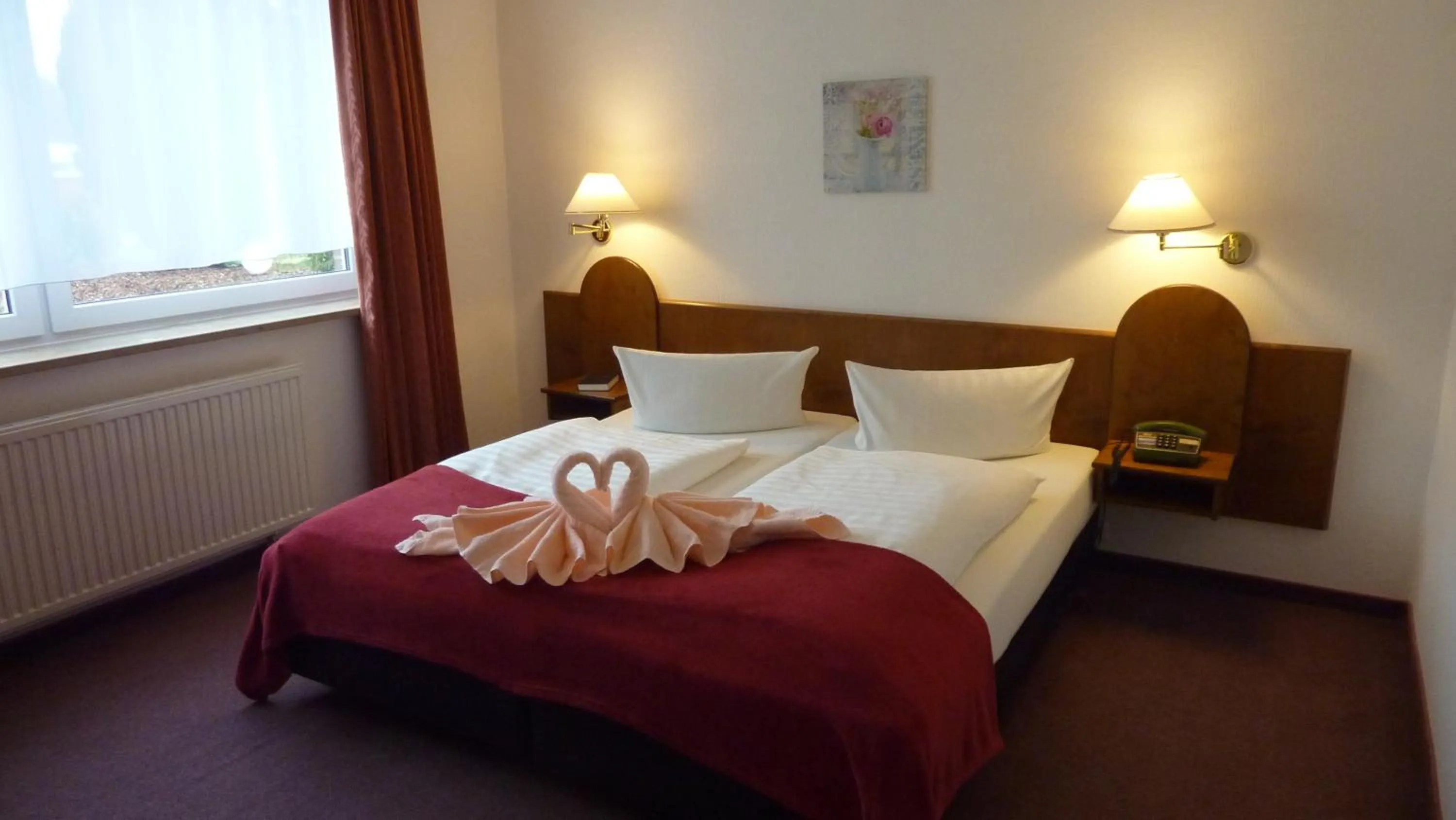 Bed in Heidehotel Herrenbrücke