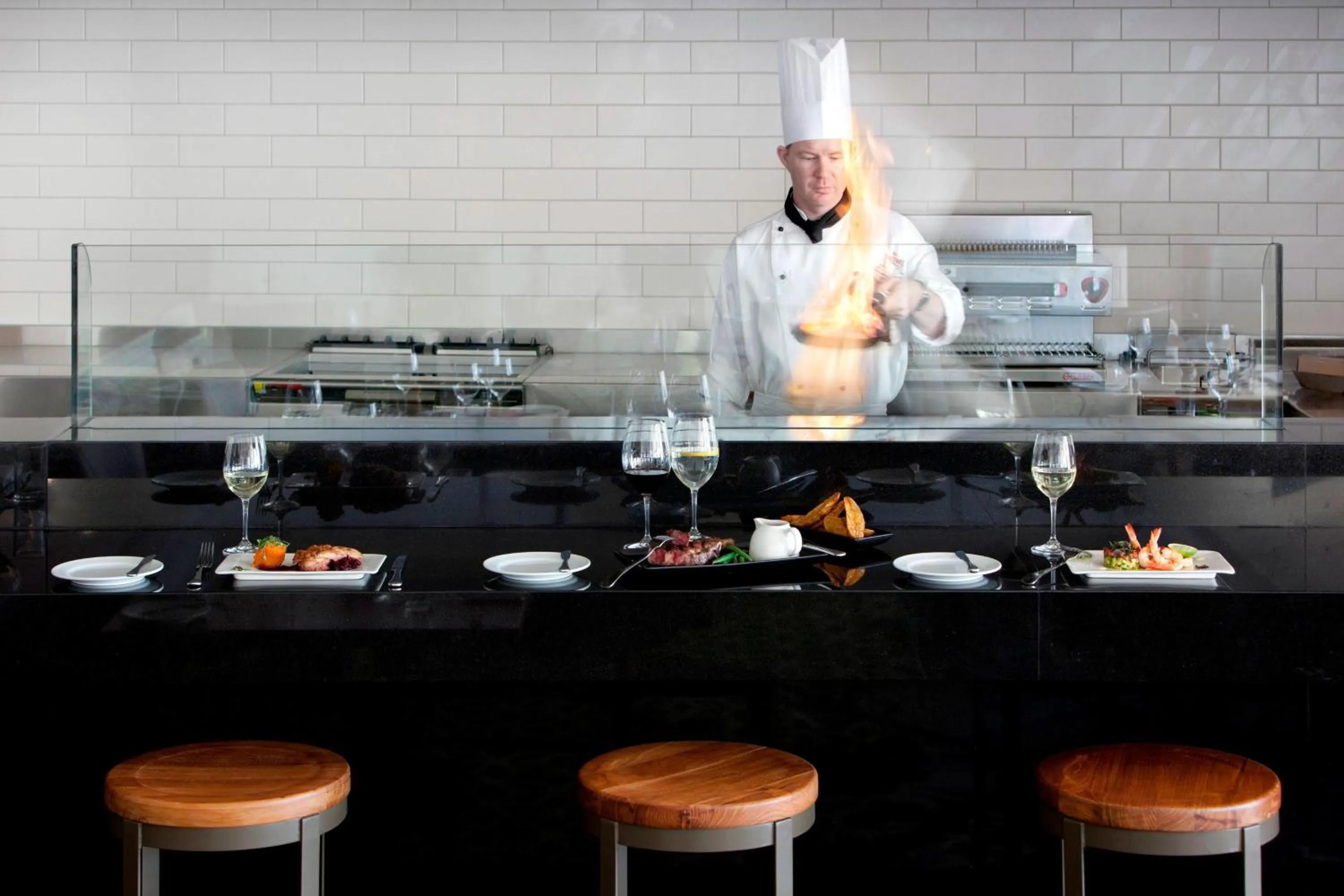 Lounge or bar in Brisbane Marriott Hotel