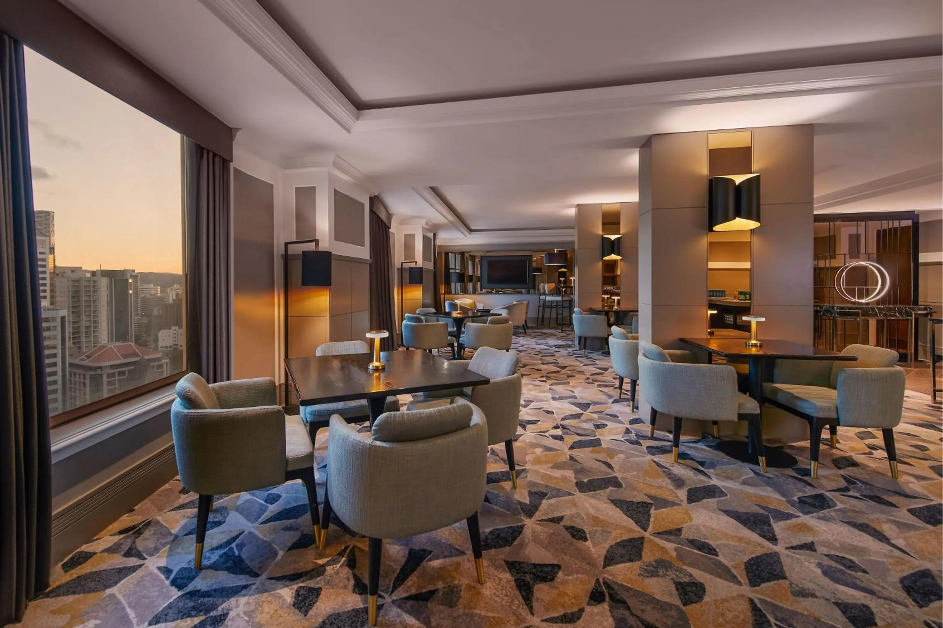 Lounge or bar in Brisbane Marriott Hotel