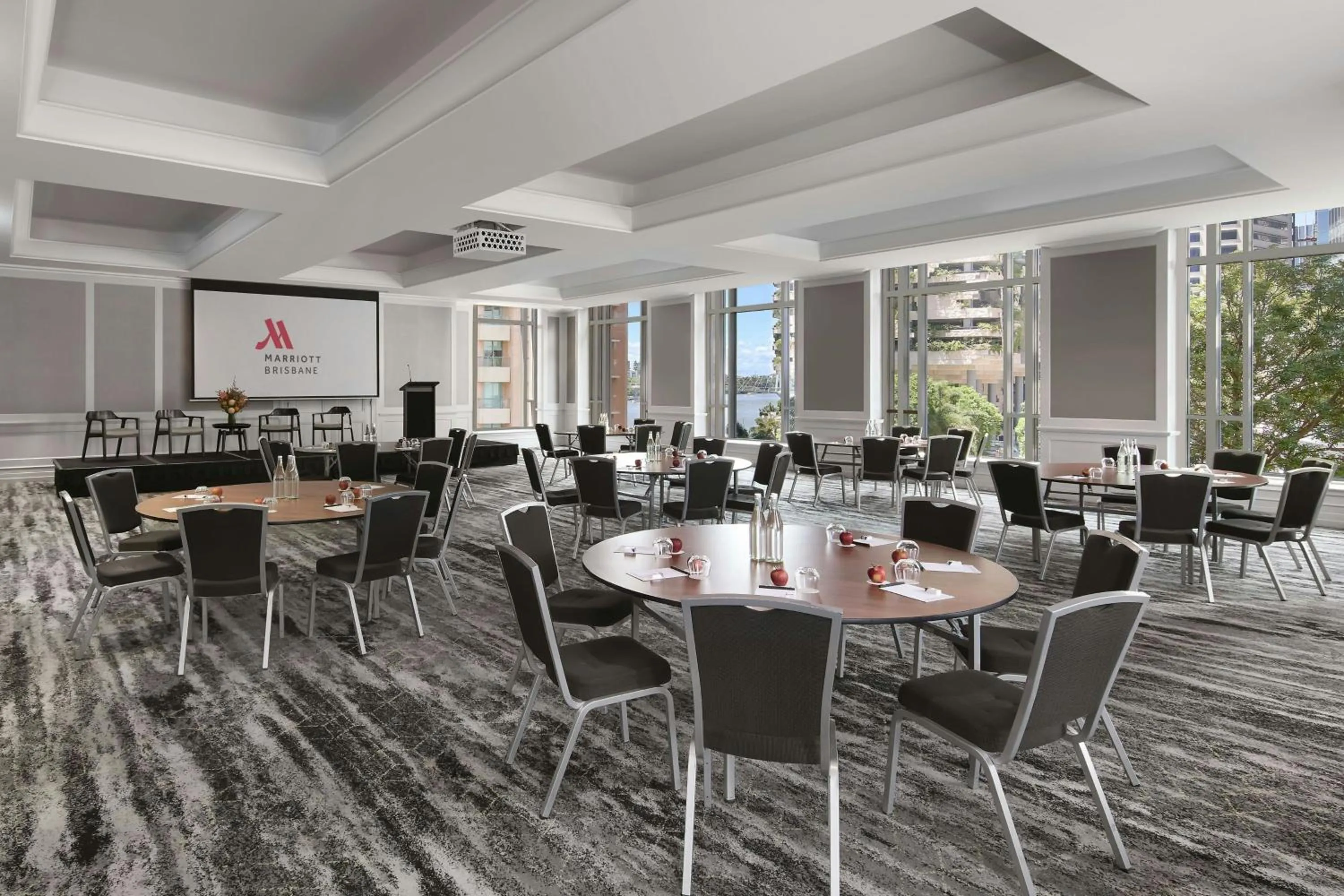 Lounge or bar in Brisbane Marriott Hotel