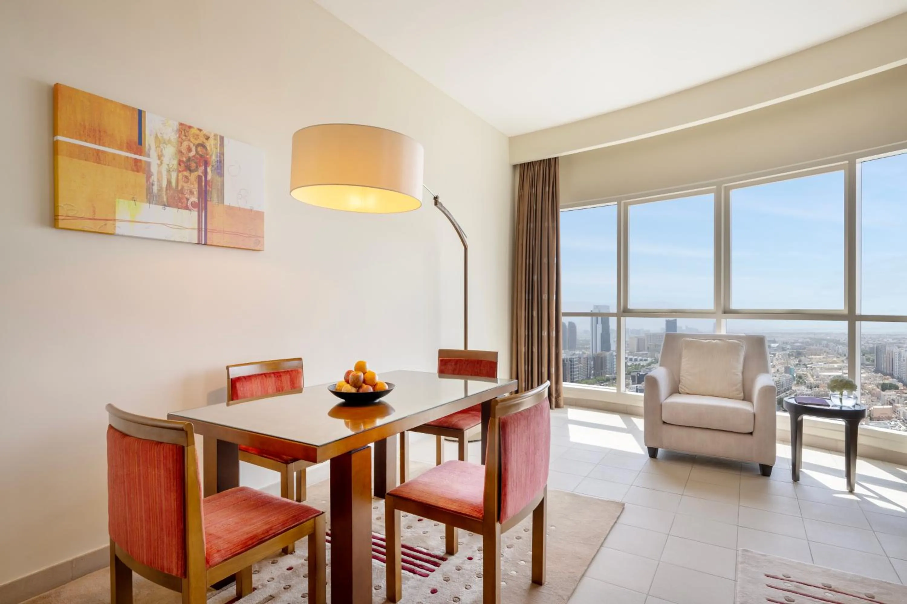 Dining area in Grand Millennium Al Wahda Executive Apartments