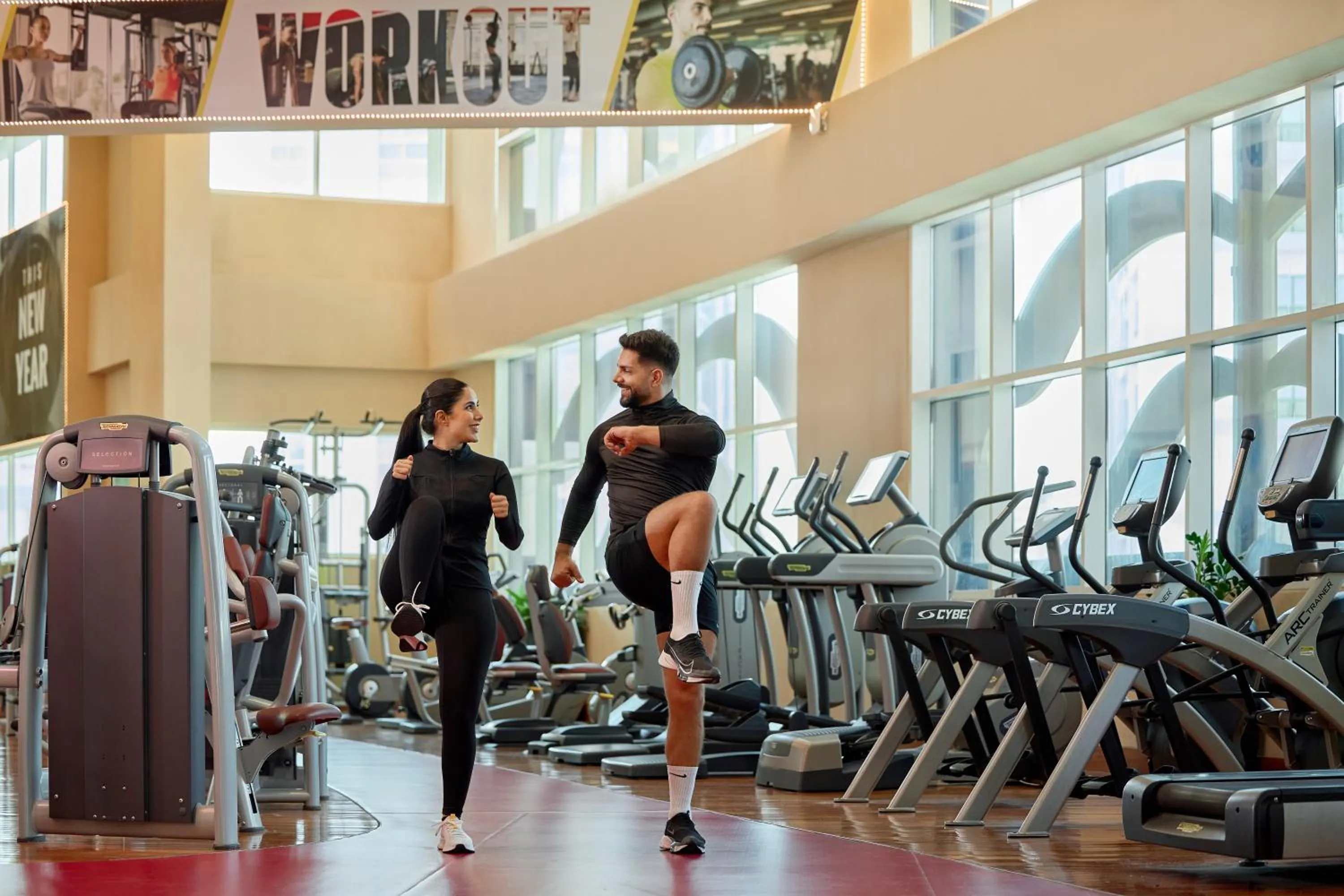 Fitness centre/facilities in Grand Millennium Al Wahda Executive Apartments
