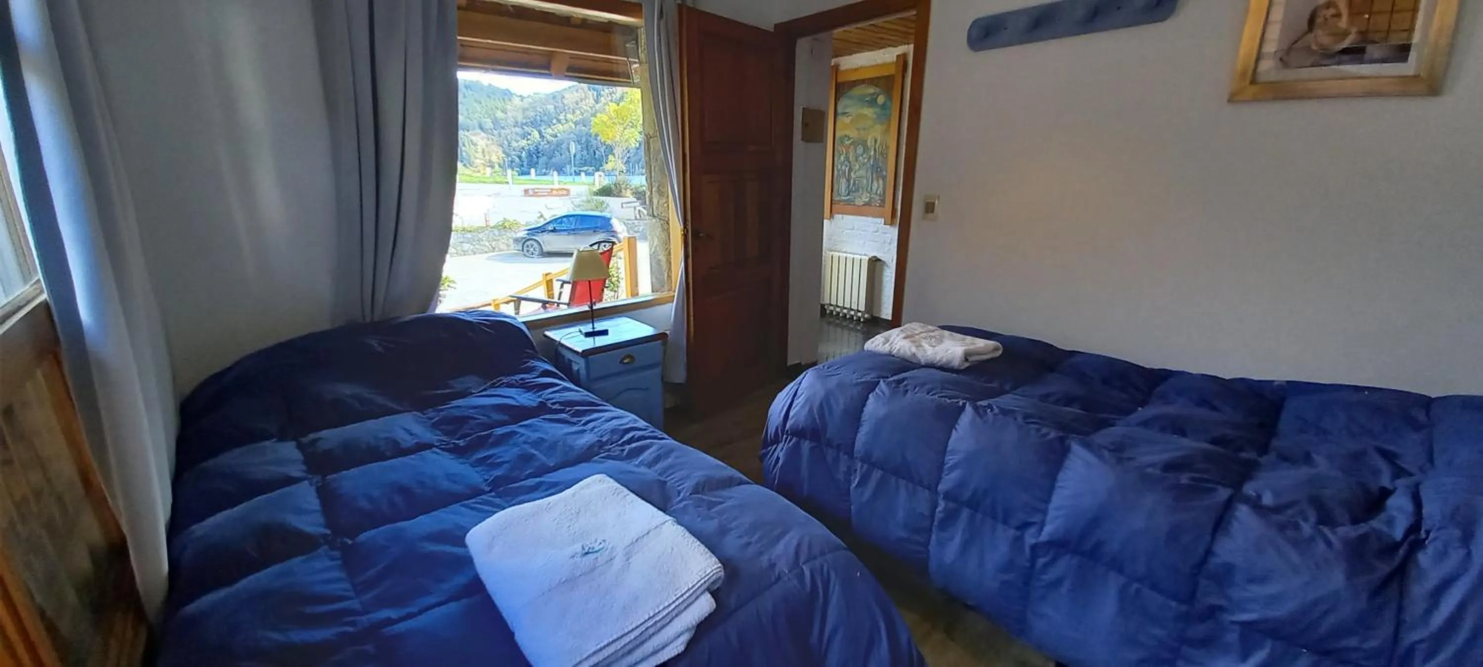 Bed in Cabañas Del Lacar