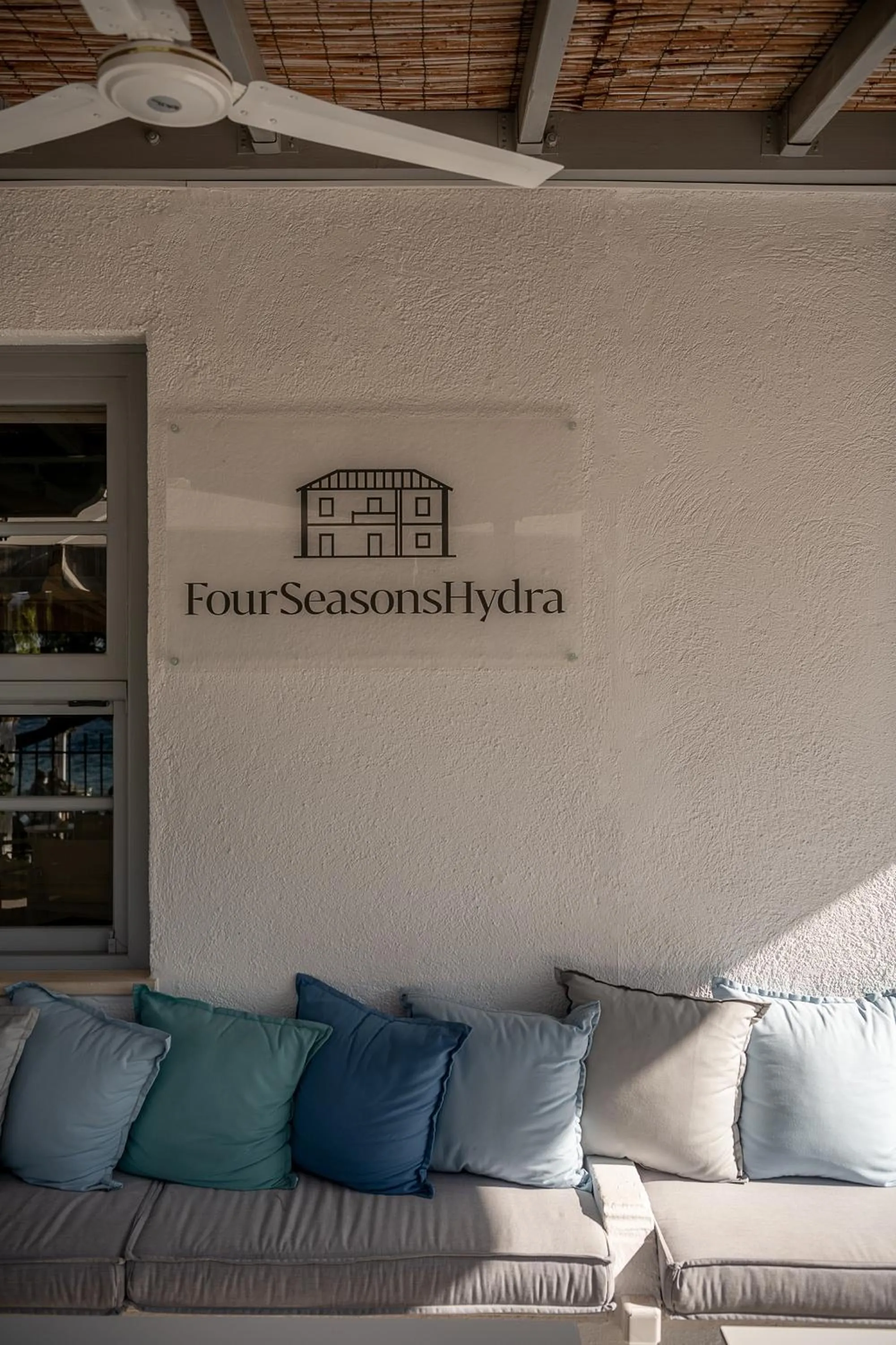 Property logo or sign in Bellevalia Hydra - Formerly Four Seasons Hydra