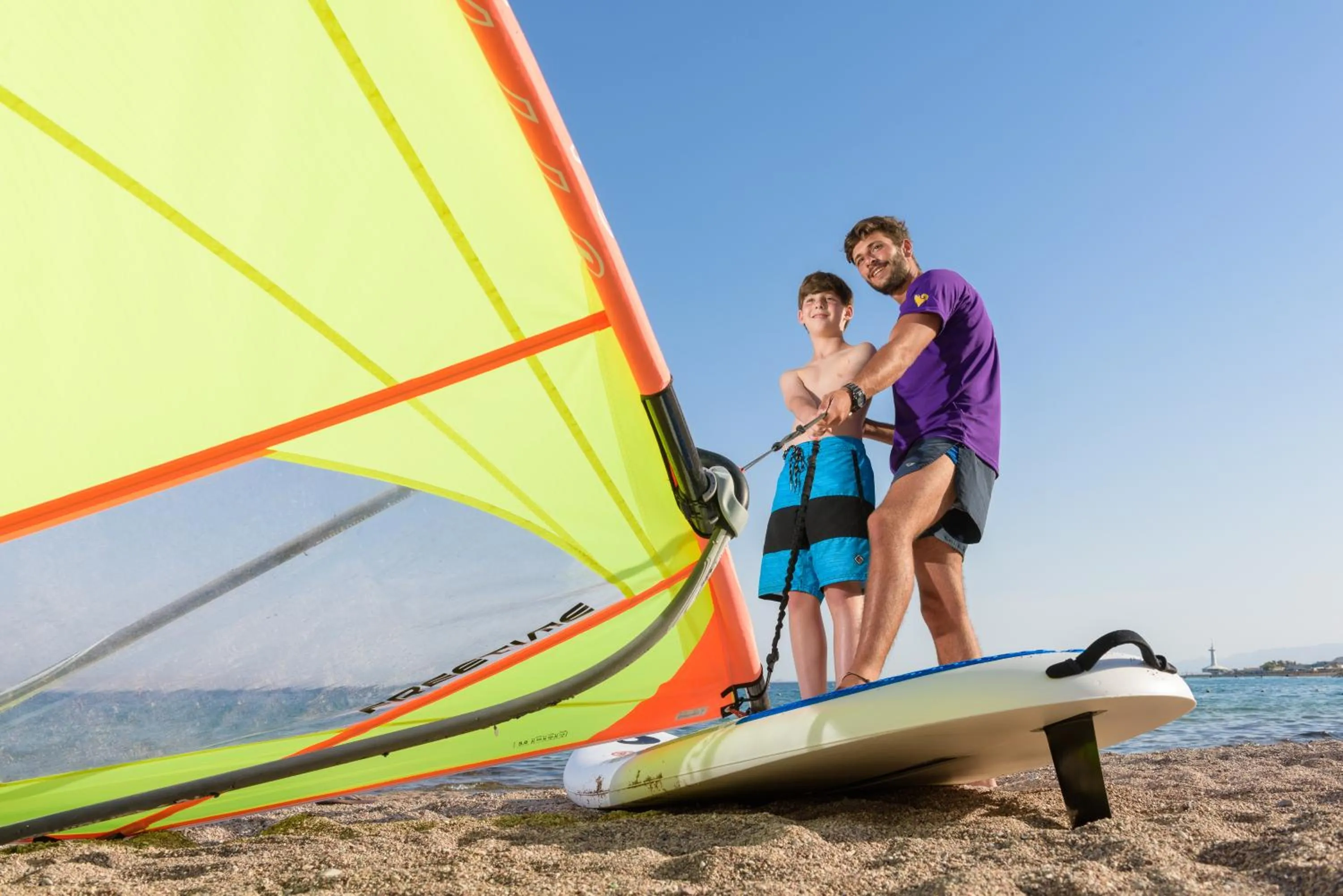 Windsurfing in U Coral Beach Club Eilat – Ultra All inclusive