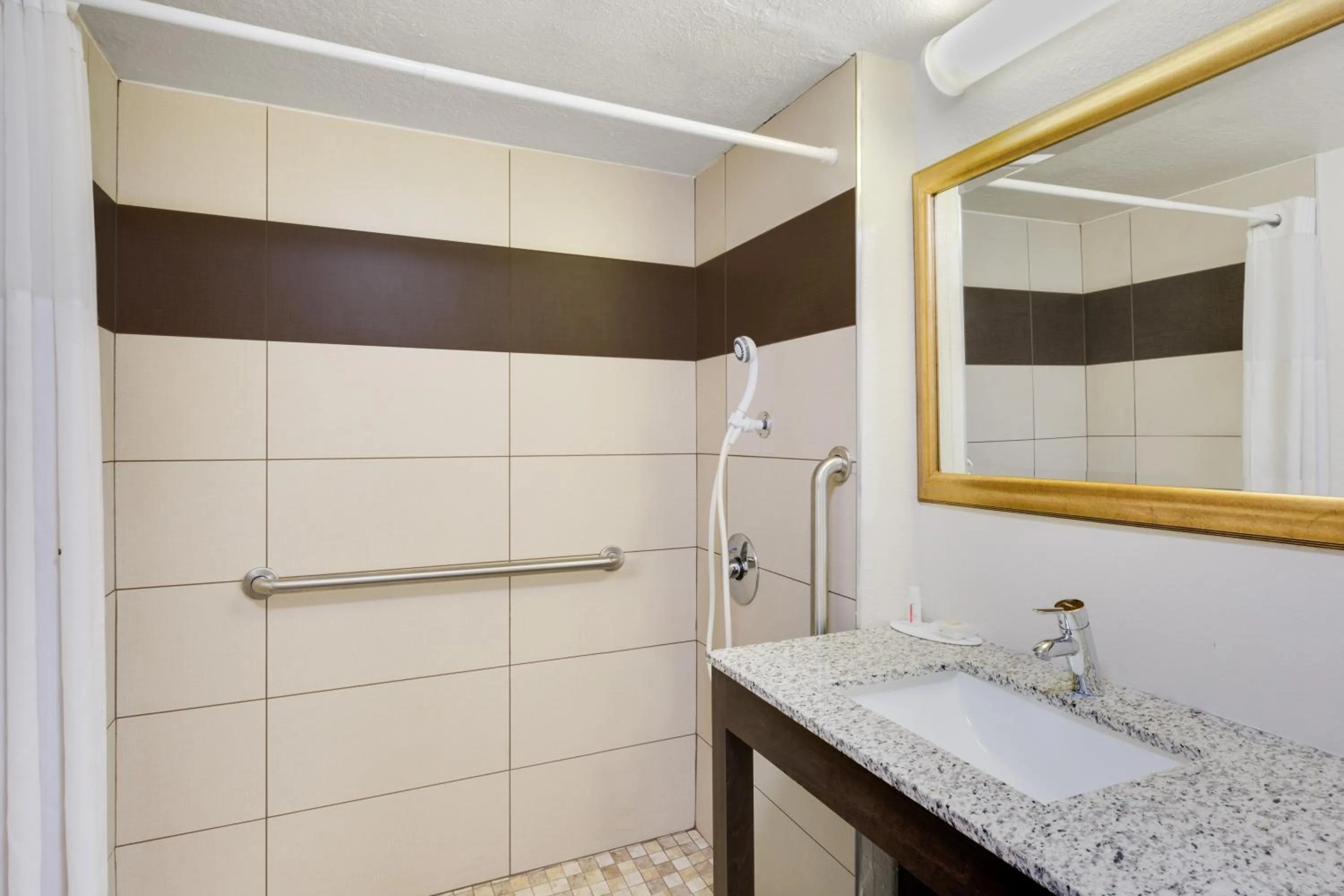 Shower in Days Inn by Wyndham Birmingham/West