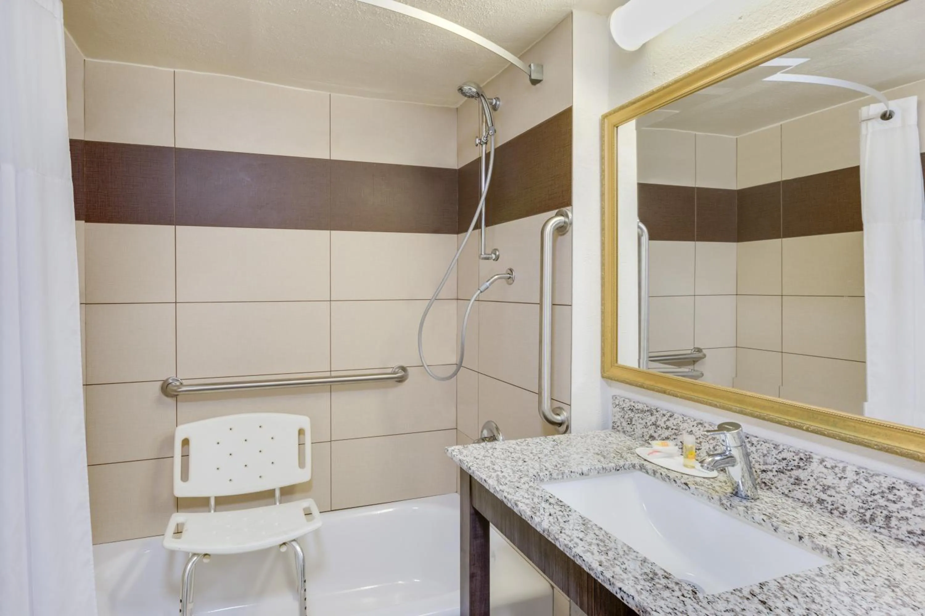 Shower in Days Inn by Wyndham Birmingham/West