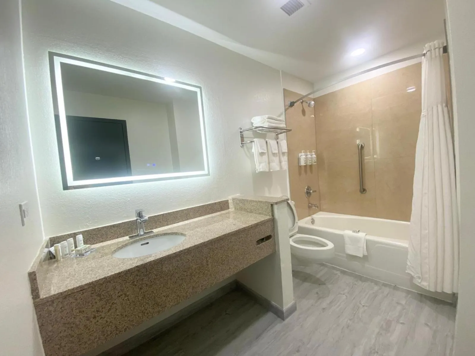 Toilet in Ramada by Wyndham Tuscaloosa