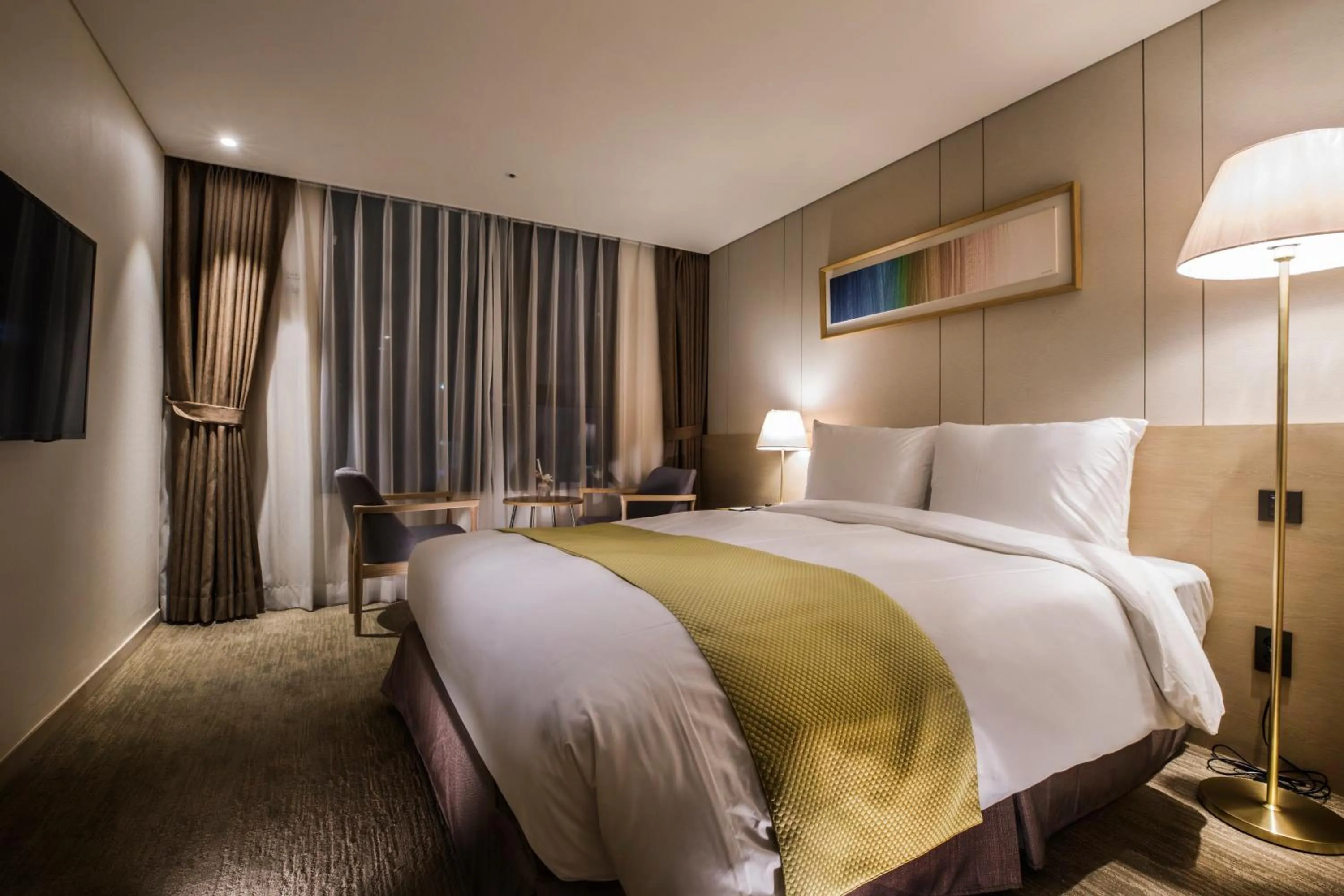 Bed in Hotel Winstory