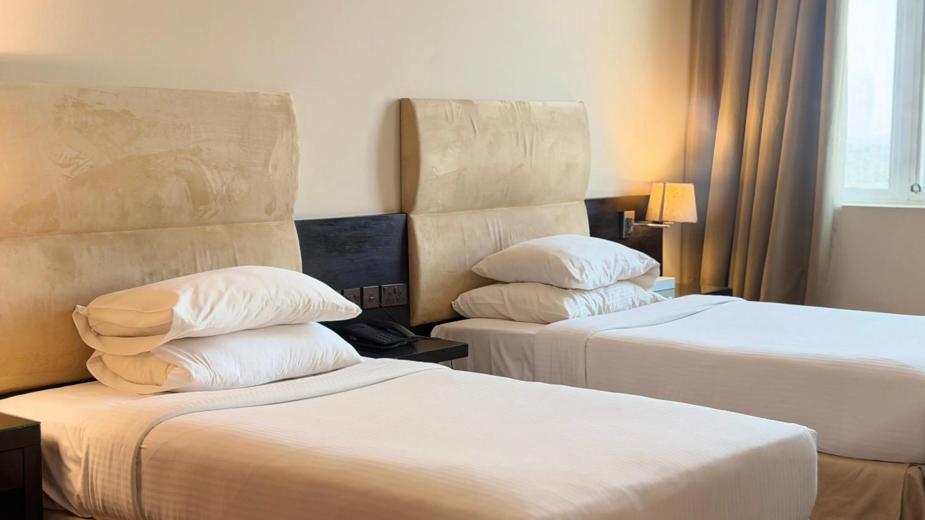 Photo of the whole room, Bed in Sunday Mangrove Corniche Hotel, Ras Al Khaimah