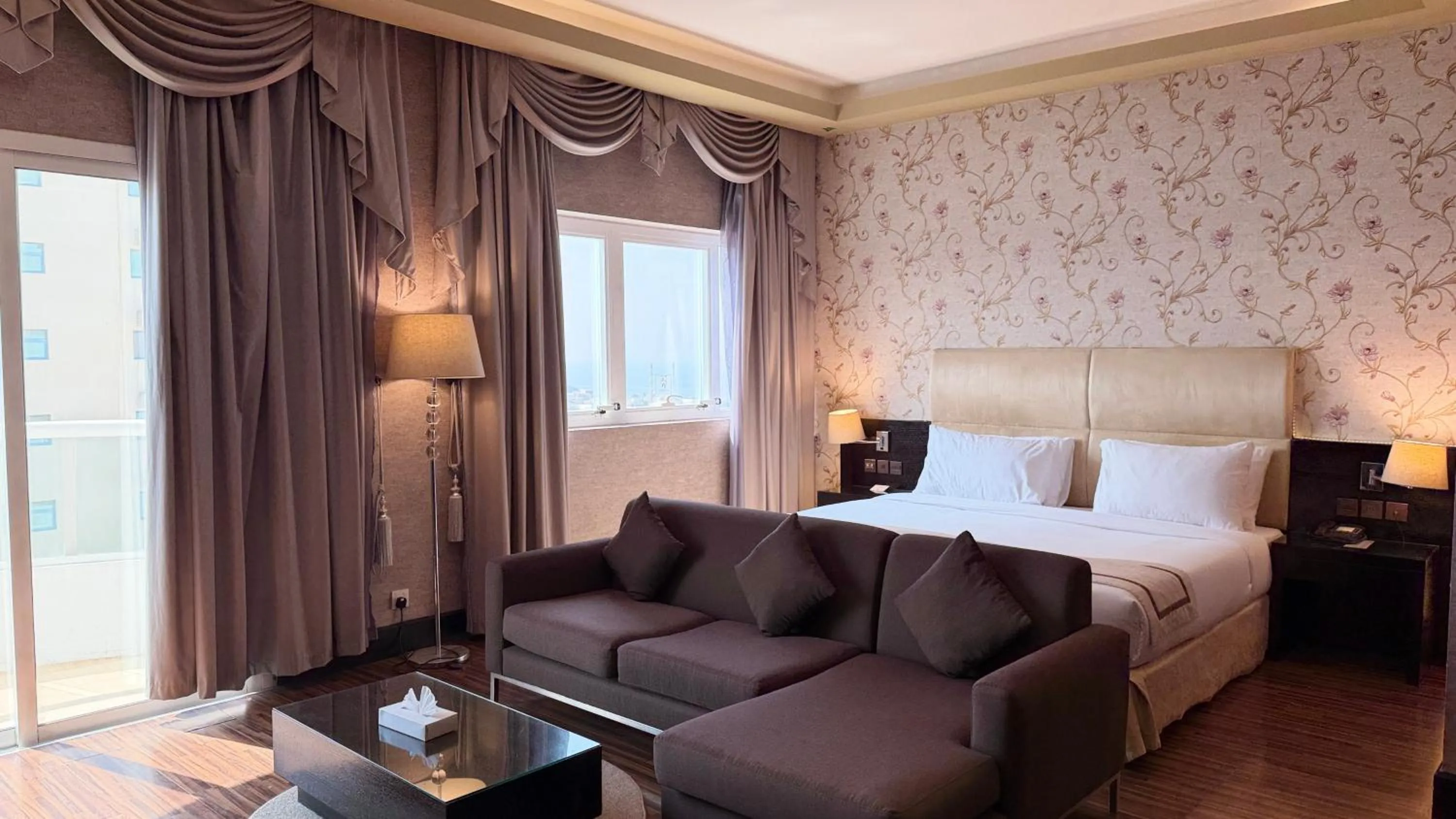 Photo of the whole room, Bed in Sunday Mangrove Corniche Hotel, Ras Al Khaimah