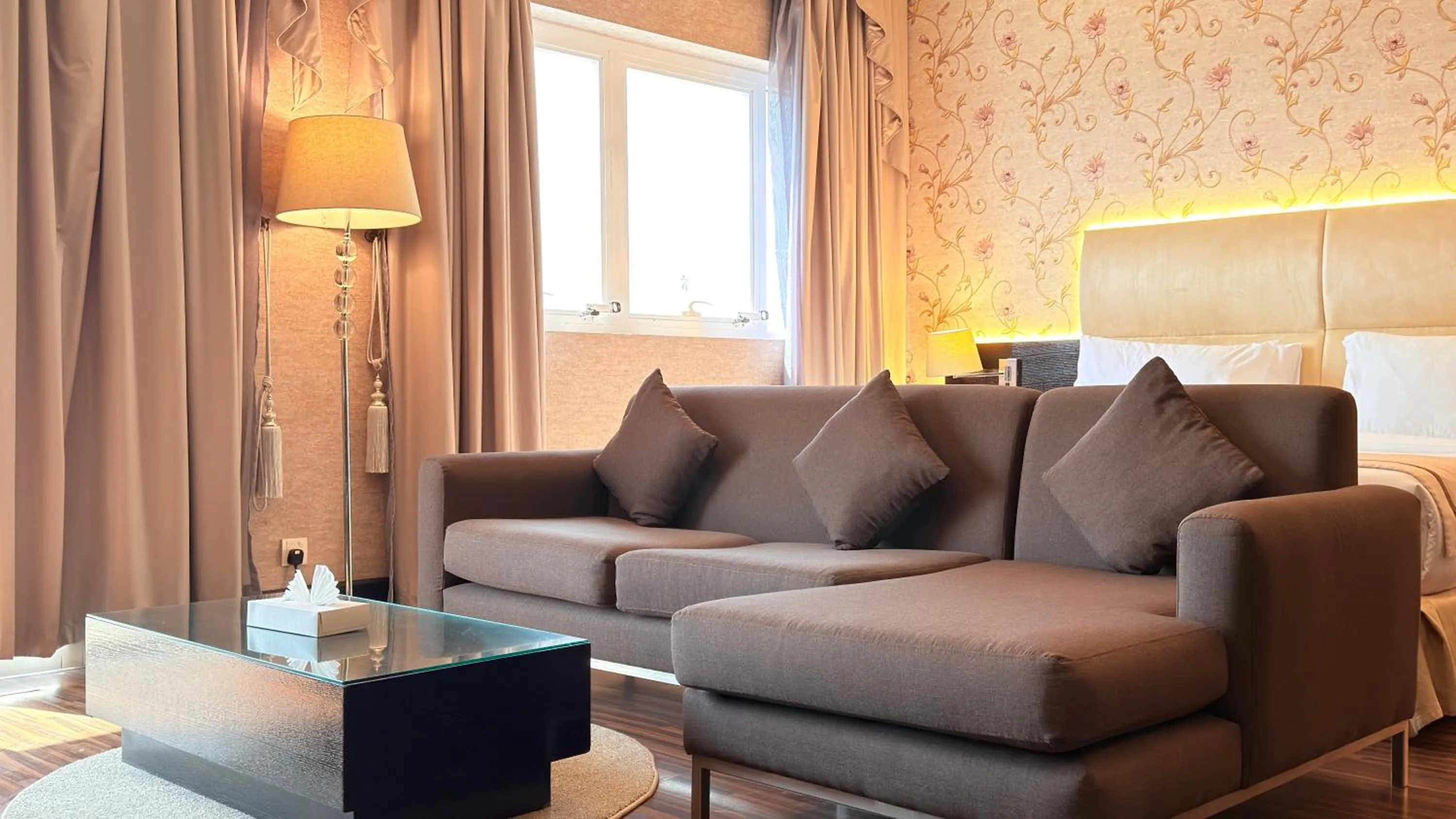 Seating area in Sunday Mangrove Corniche Hotel, Ras Al Khaimah