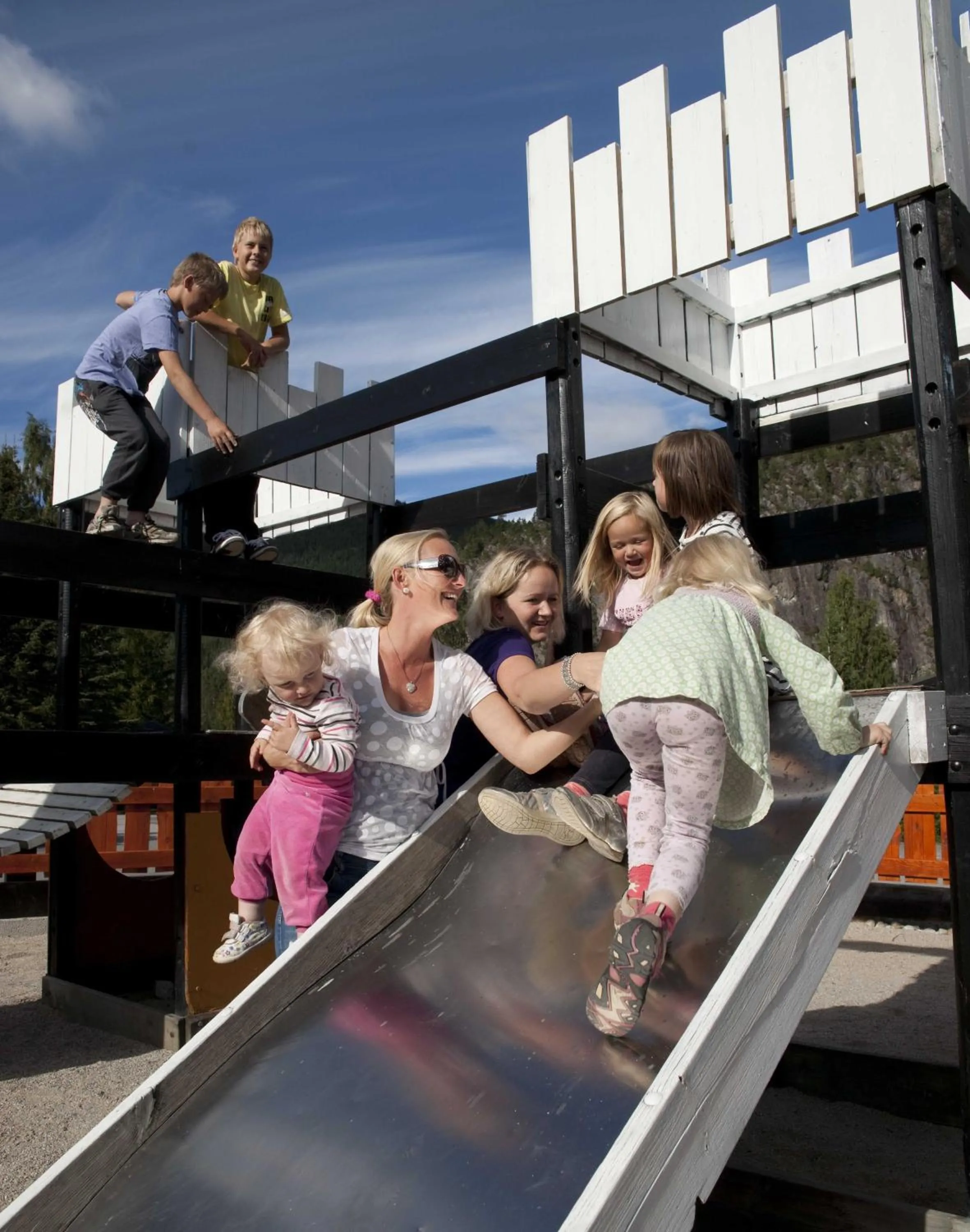Children play ground in Sølvgarden Hotel