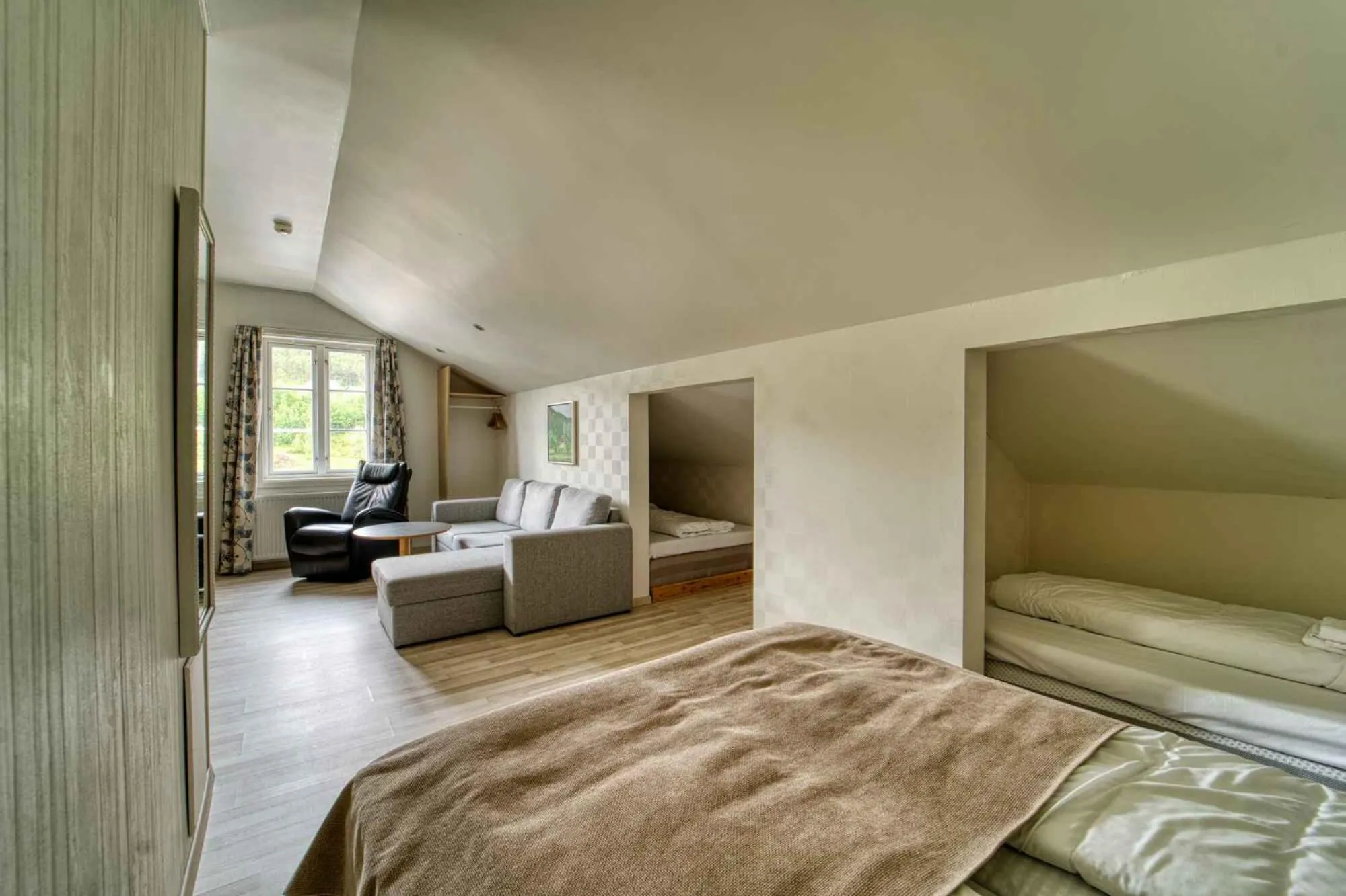 Bed in Sølvgarden Hotel