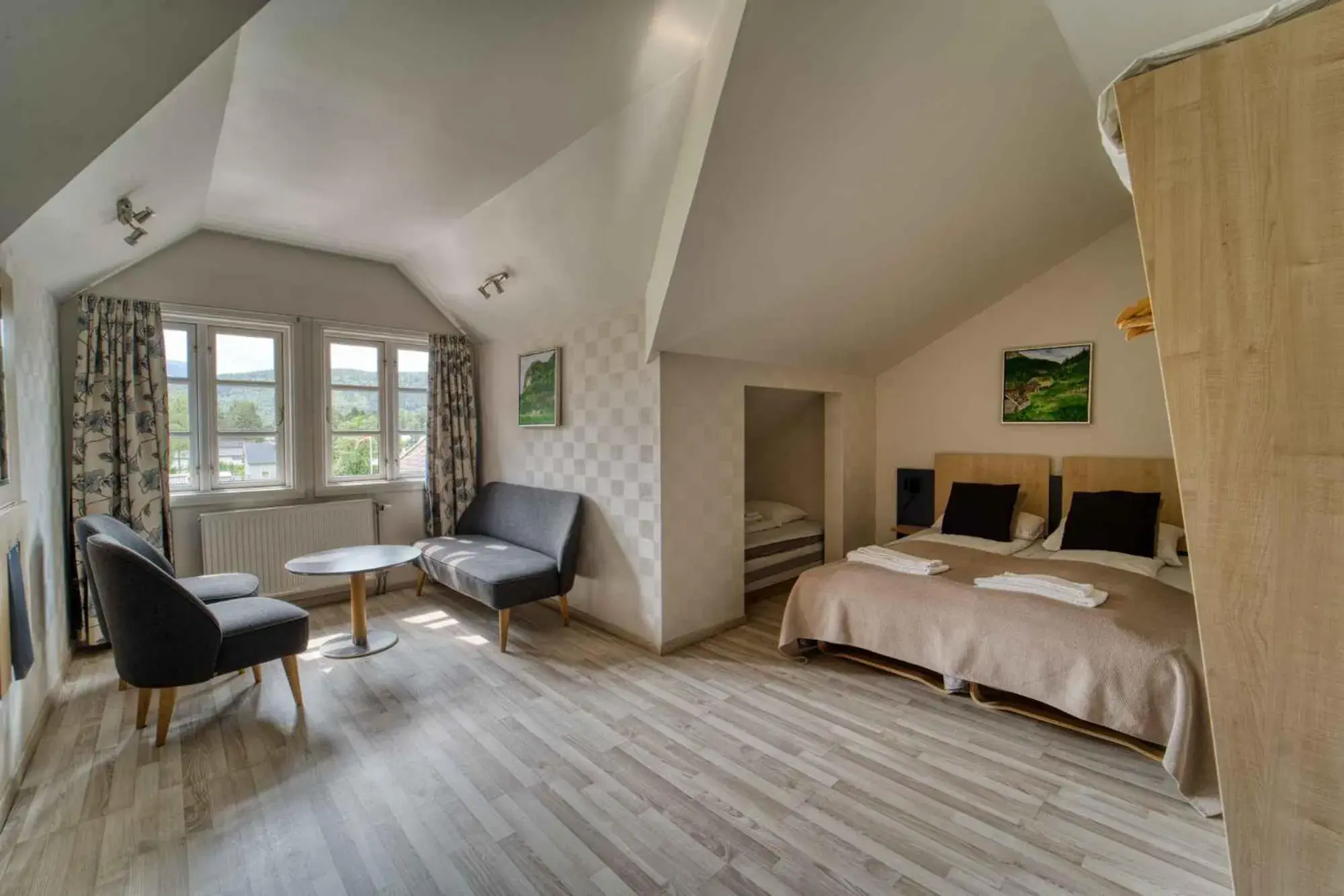 Family Room with Mountain View in Sølvgarden Hotel Family Room with Mountain View in Sølvgarden Hotel