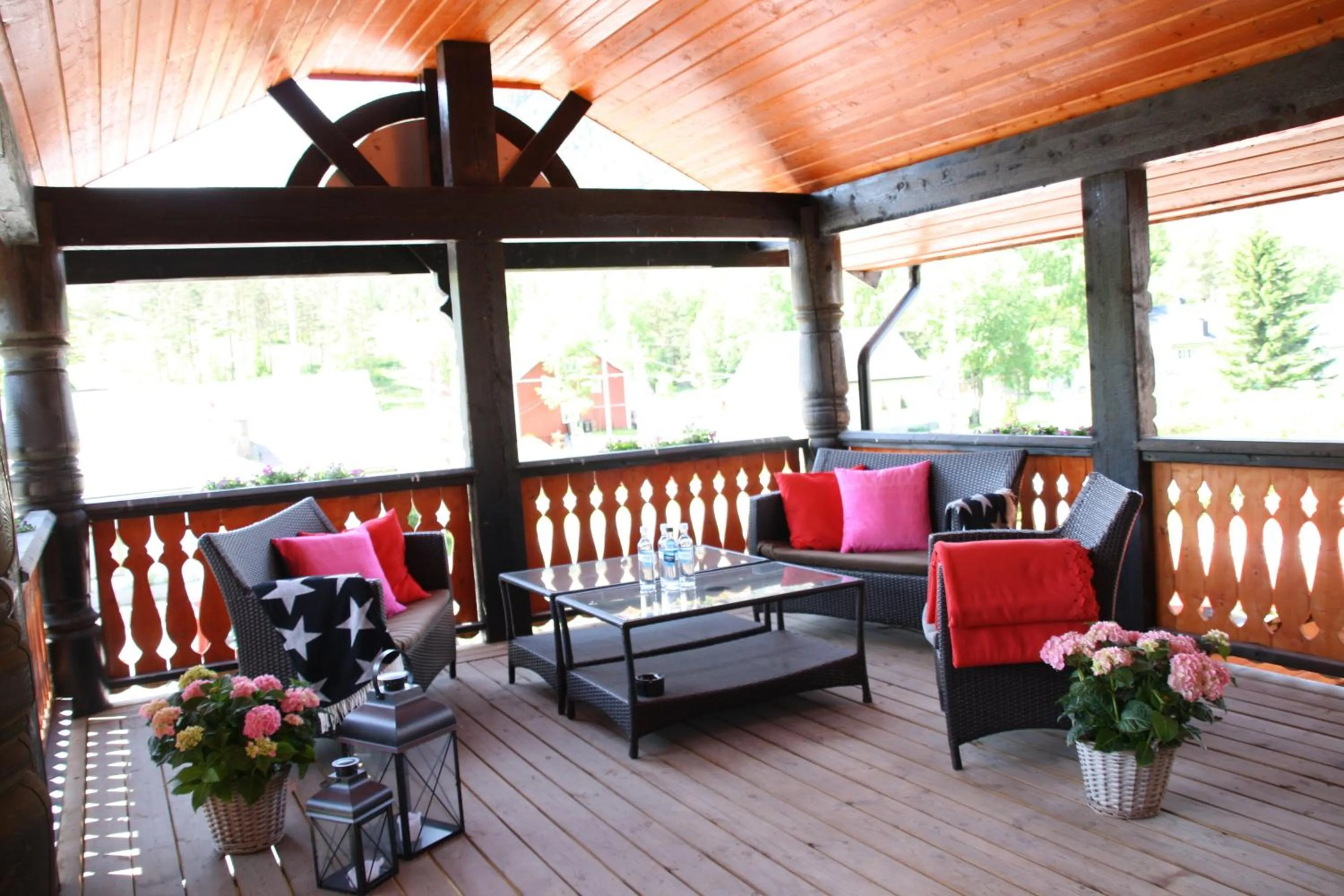 Balcony/Terrace in Sølvgarden Hotel