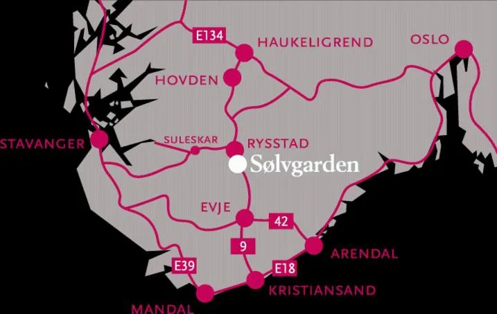 Bird's eye view in Sølvgarden Hotel