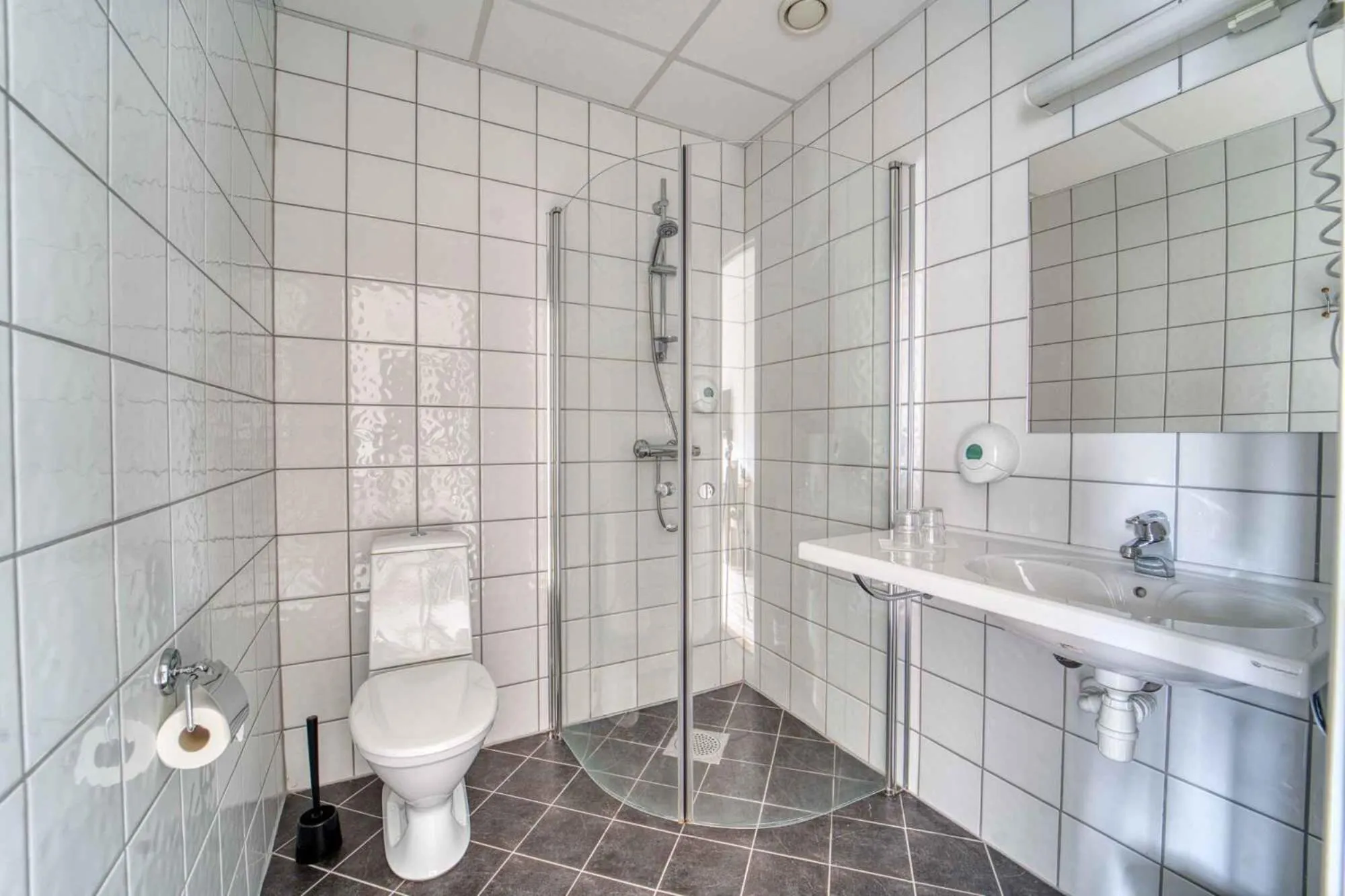 Bathroom in Sølvgarden Hotel