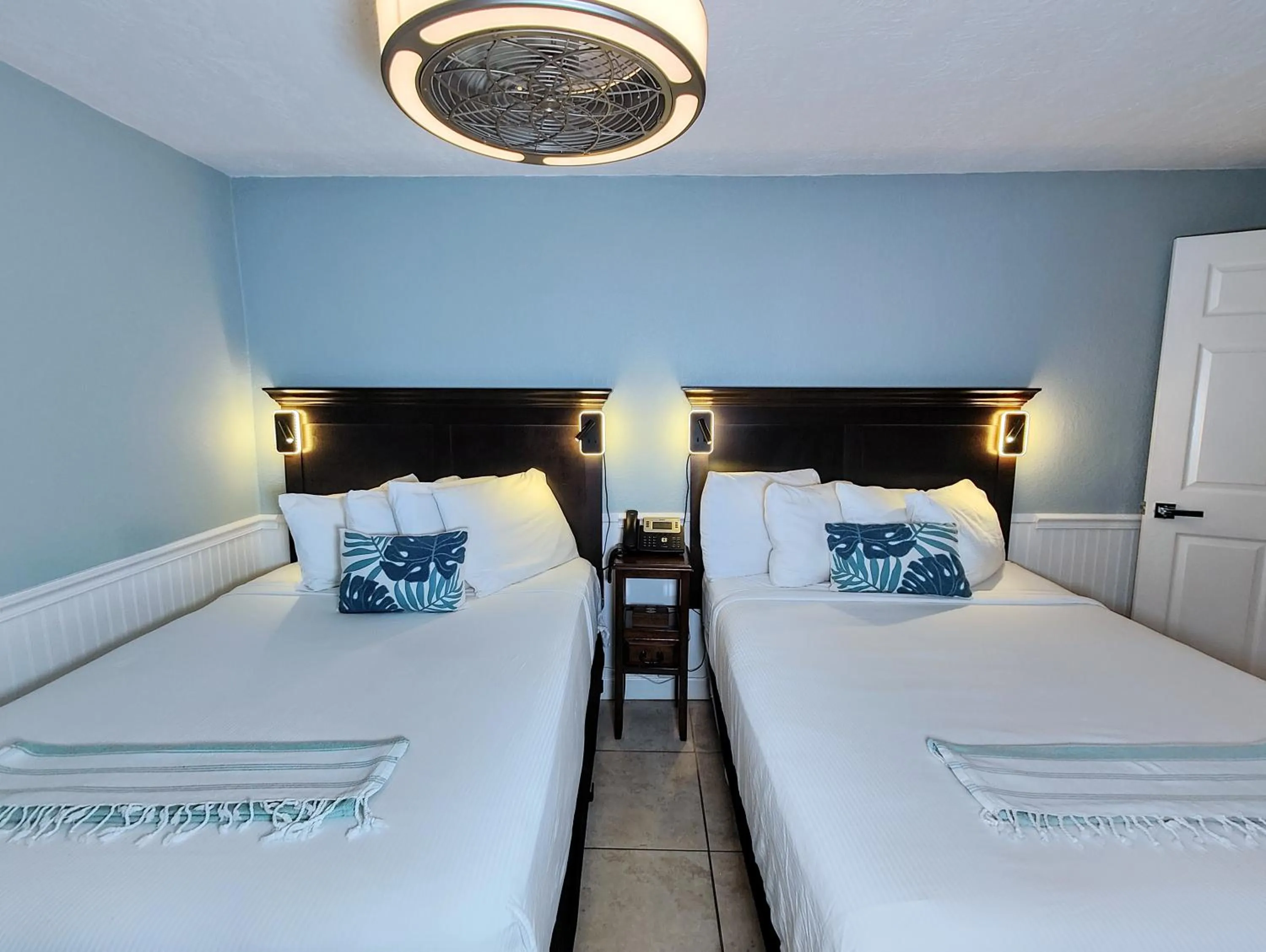 Bed in Tahitian Beach Resort