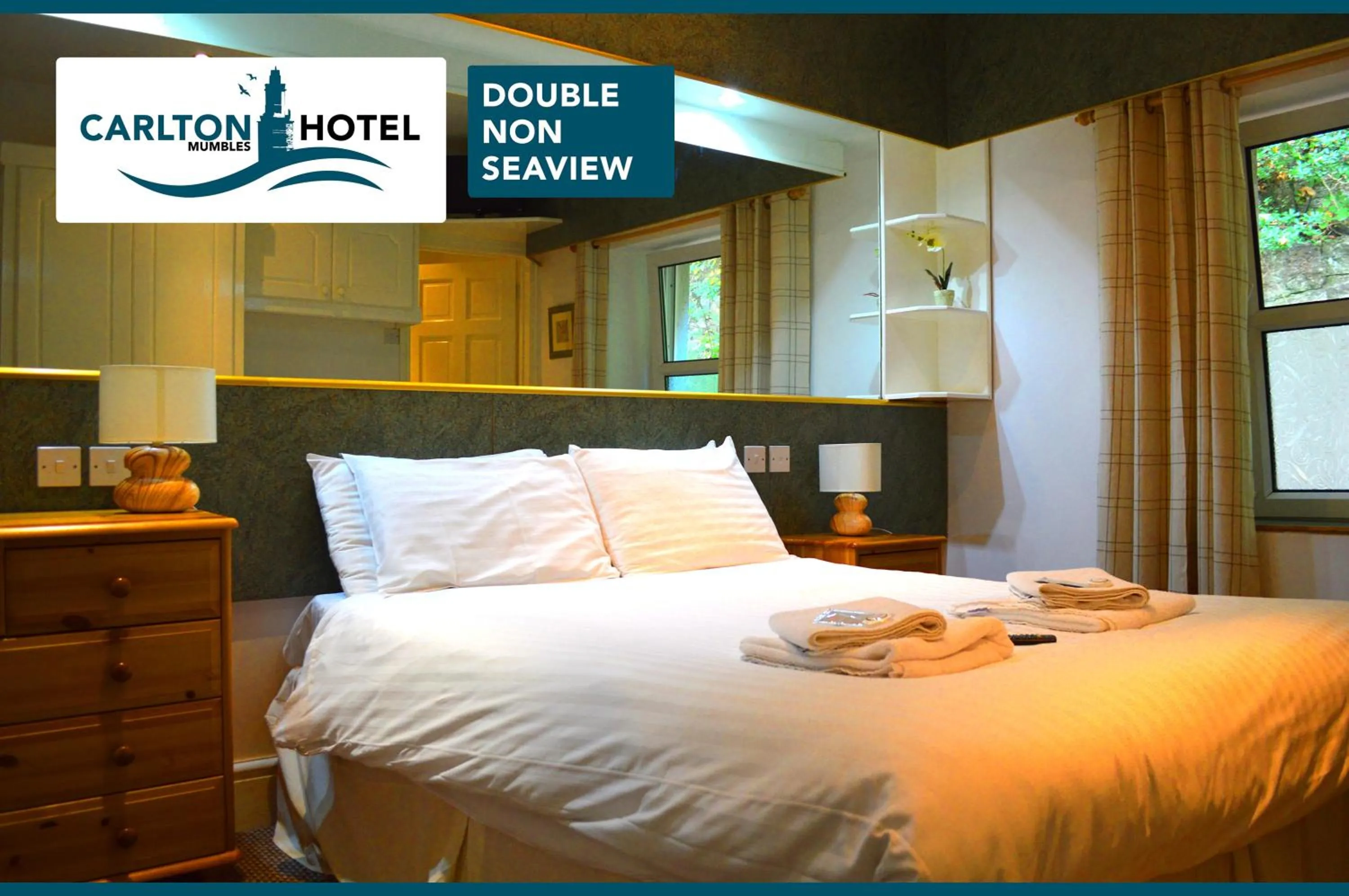 Double Room (No Sea View) - single occupancy in The Mumbles Carlton Hotel