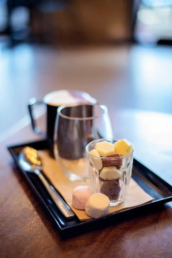 Drinks in Six Degrees Motel