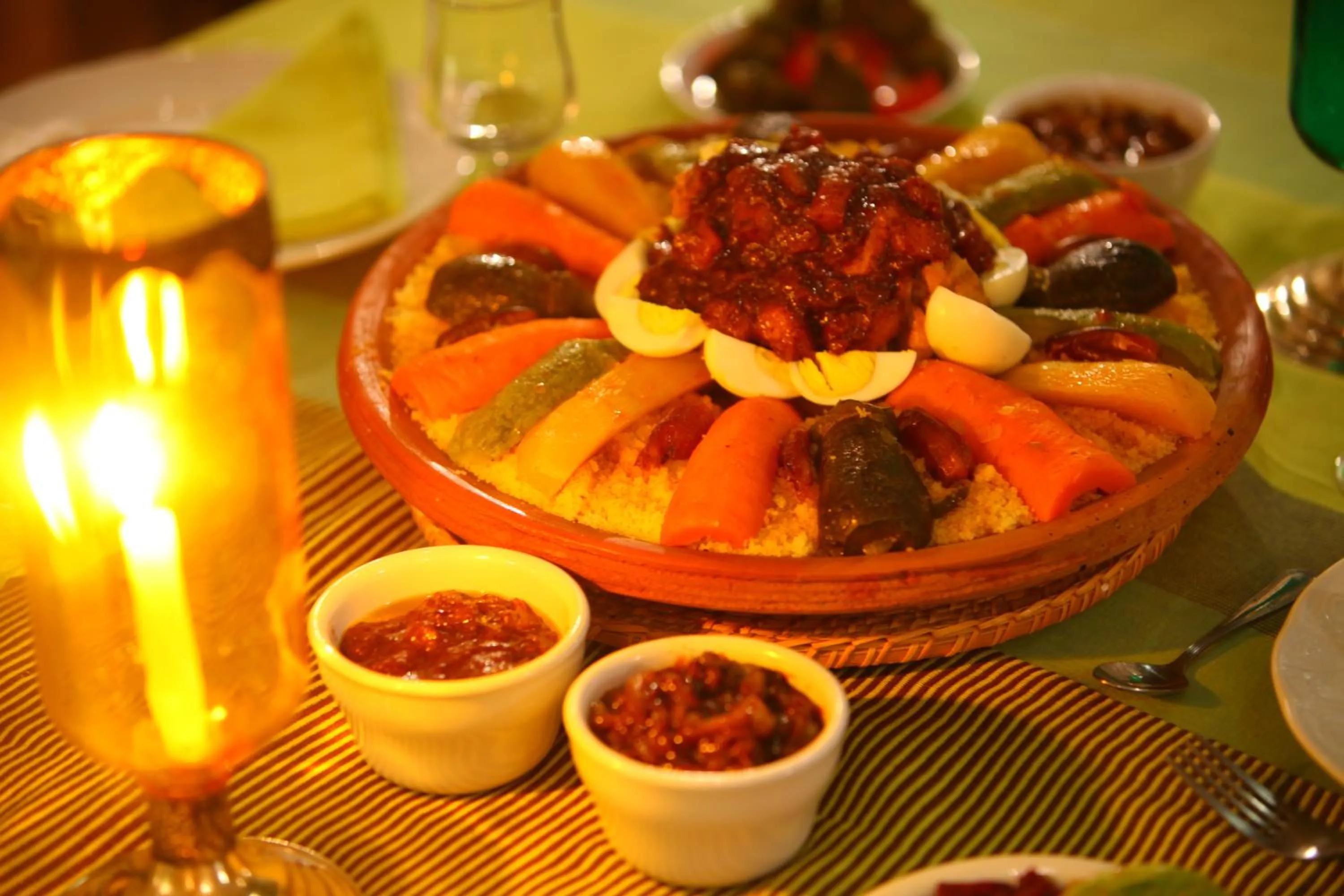 Restaurant/places to eat in Riad Arbre Bleu