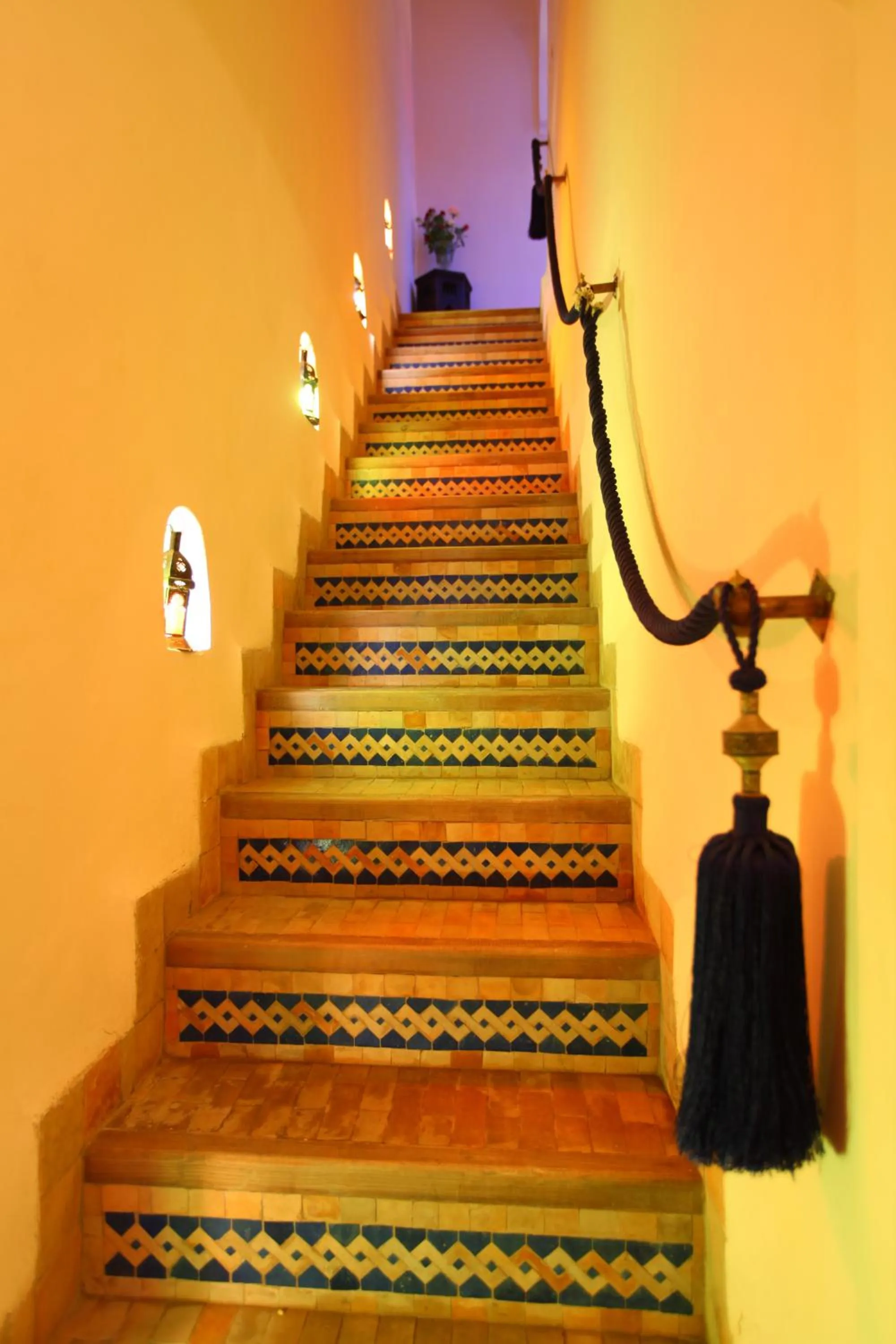Lobby or reception in Riad Arbre Bleu