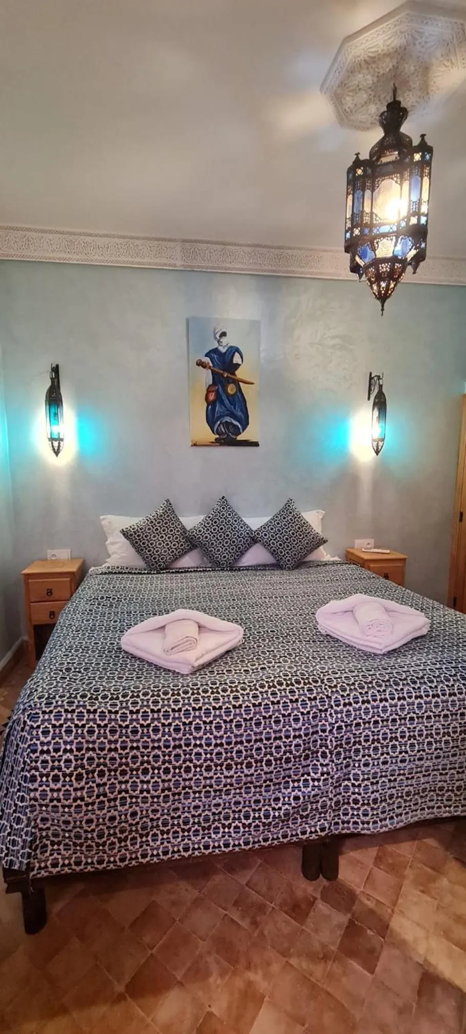 Bed in Riad Arbre Bleu