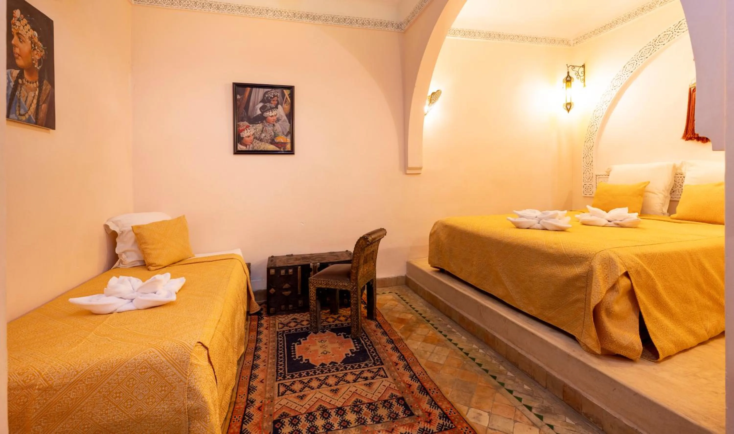 Bed in Riad Arbre Bleu