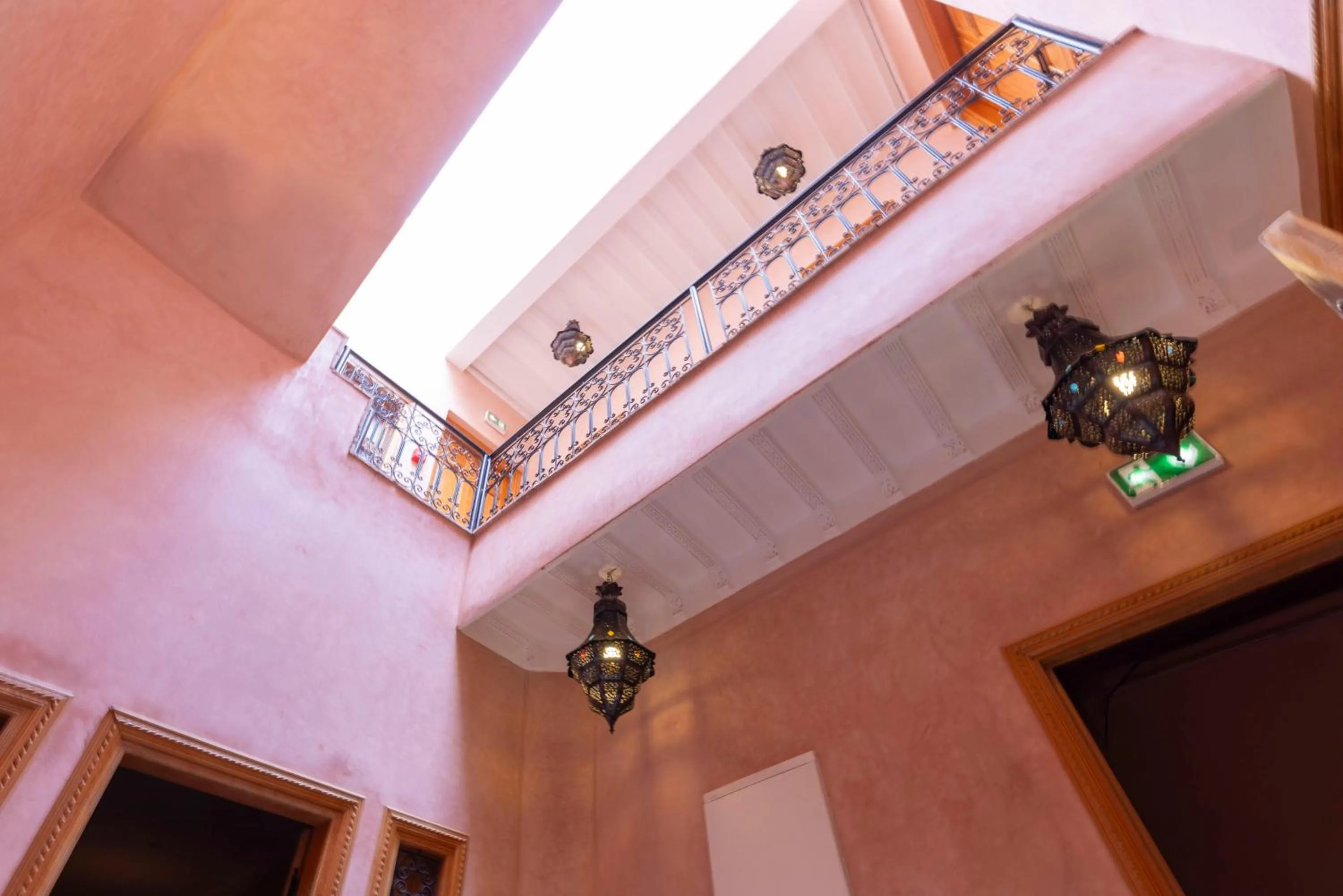 Decorative detail in Riad Arbre Bleu