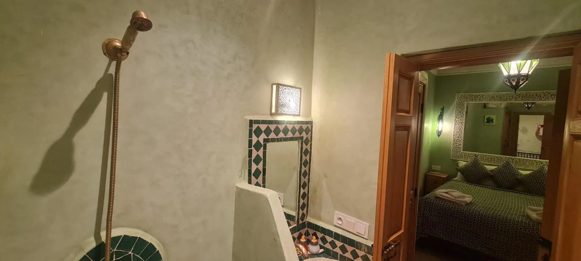 Bathroom in Riad Arbre Bleu