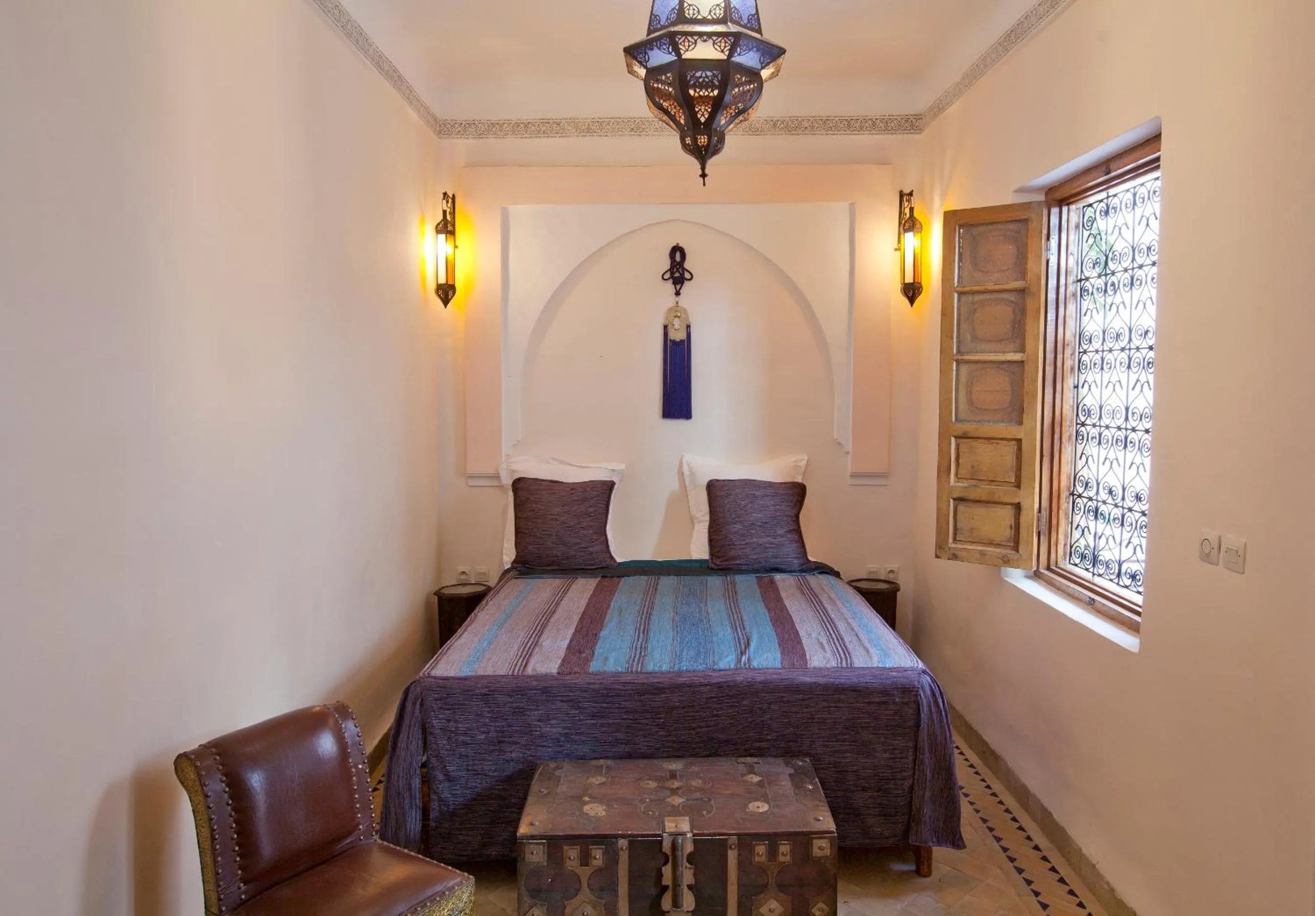 Bedroom, Bed in Riad Arbre Bleu