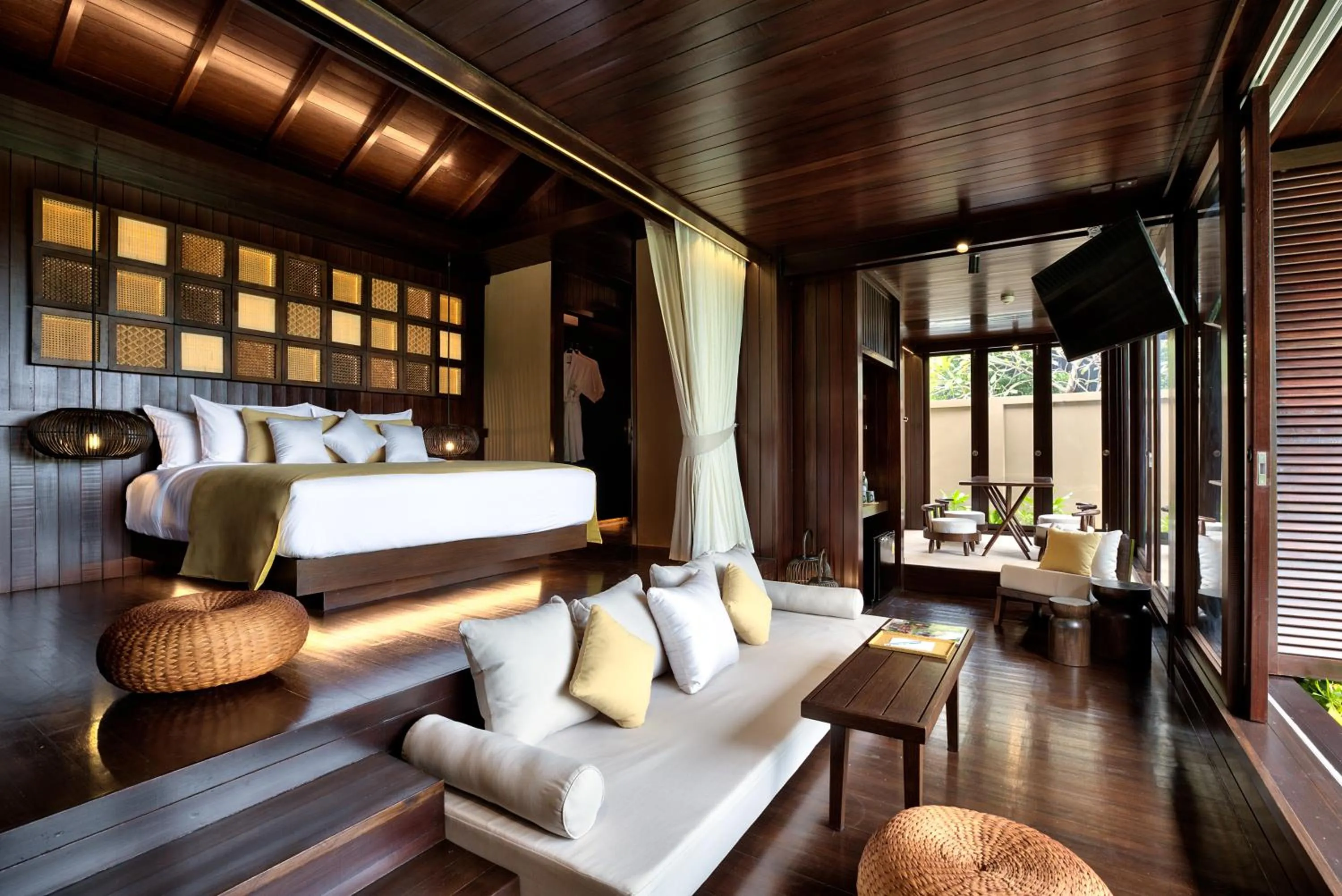 Bedroom, Bed in The Spa Resorts - Lamai Beach