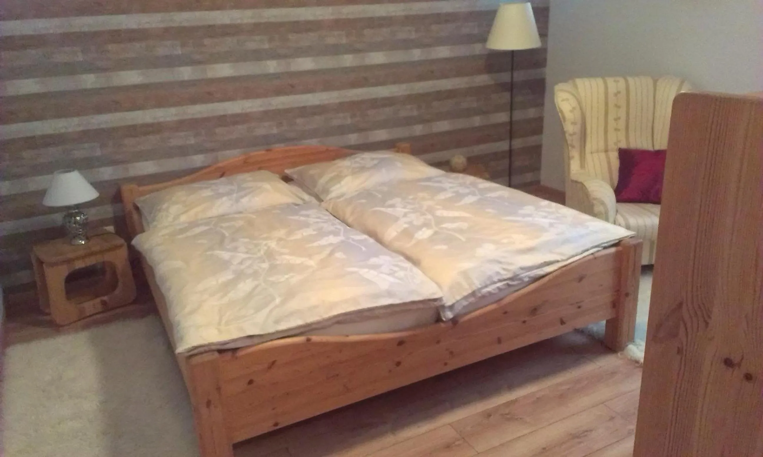 Bedroom, Bed in Herberts Stubn