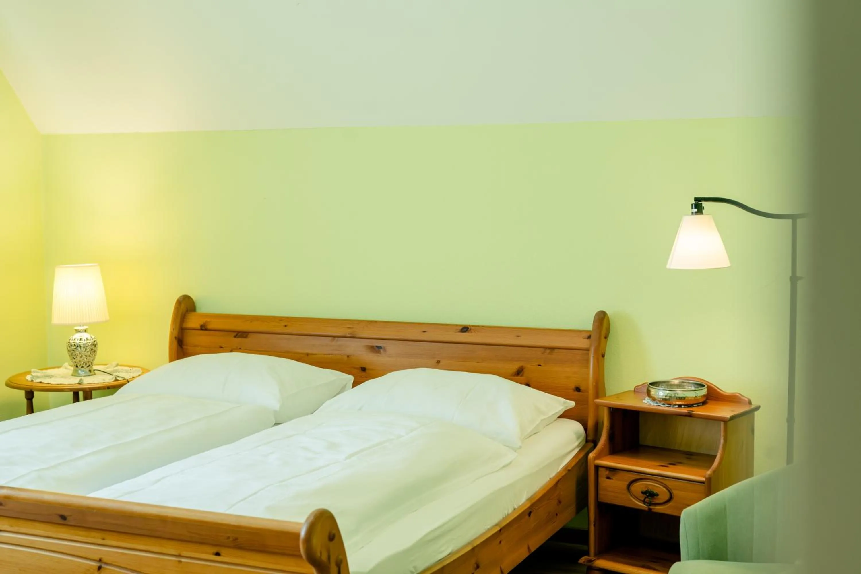 Bedroom, Bed in Herberts Stubn