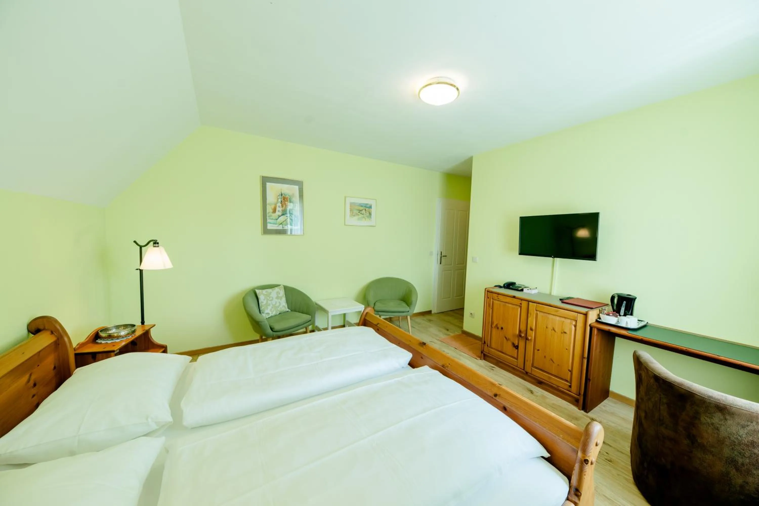Bedroom, Bed in Herberts Stubn