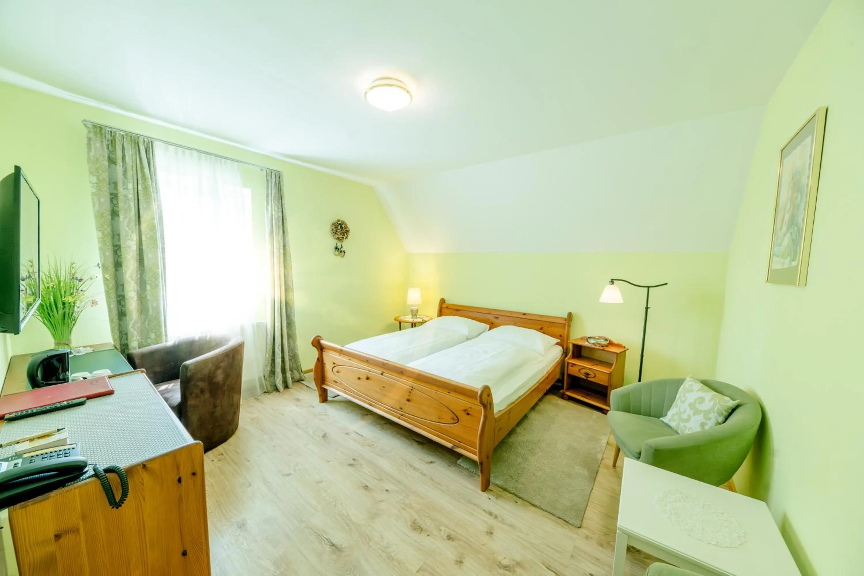 Bedroom, Bed in Herberts Stubn