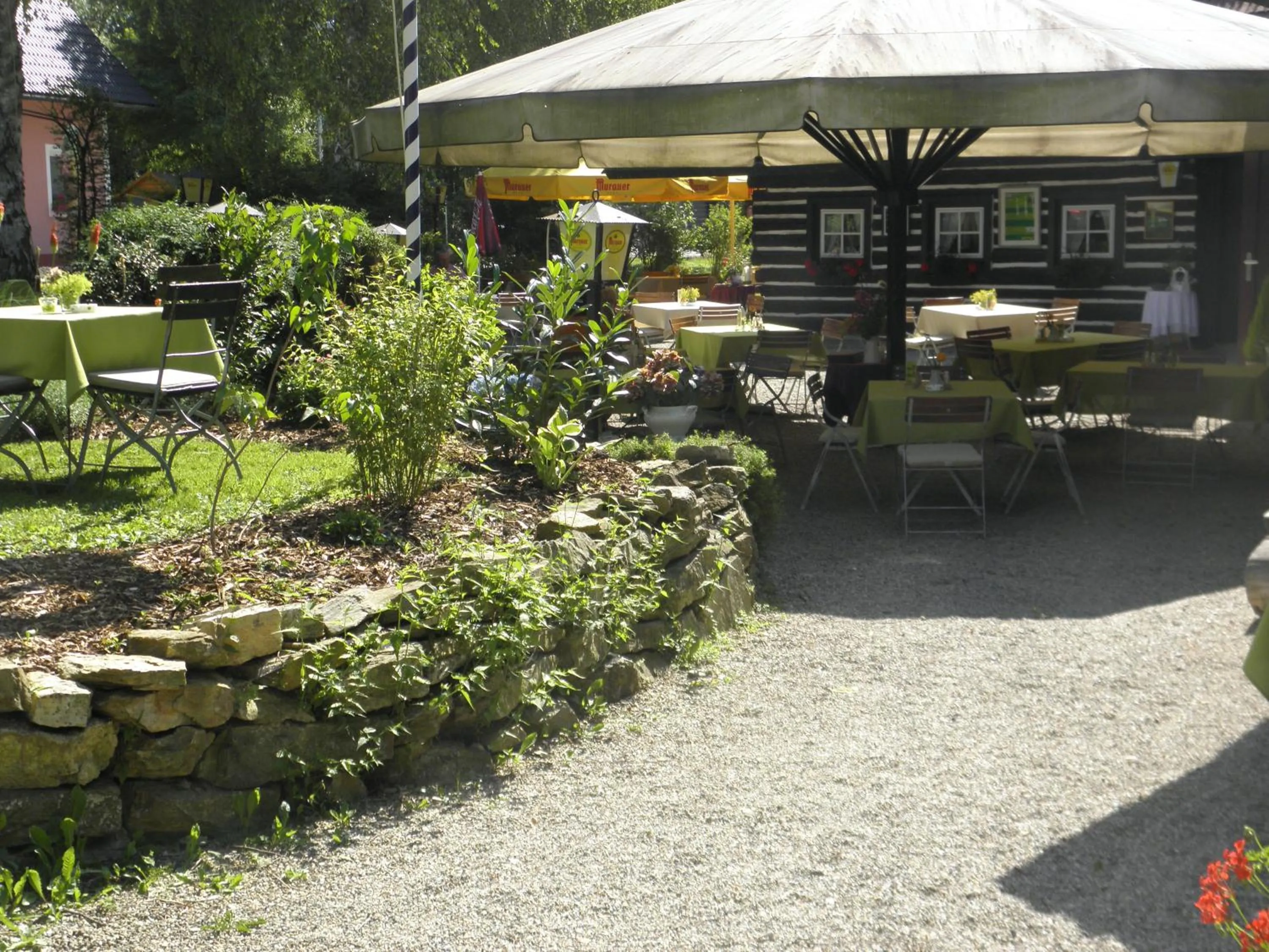 Garden view in Herberts Stubn