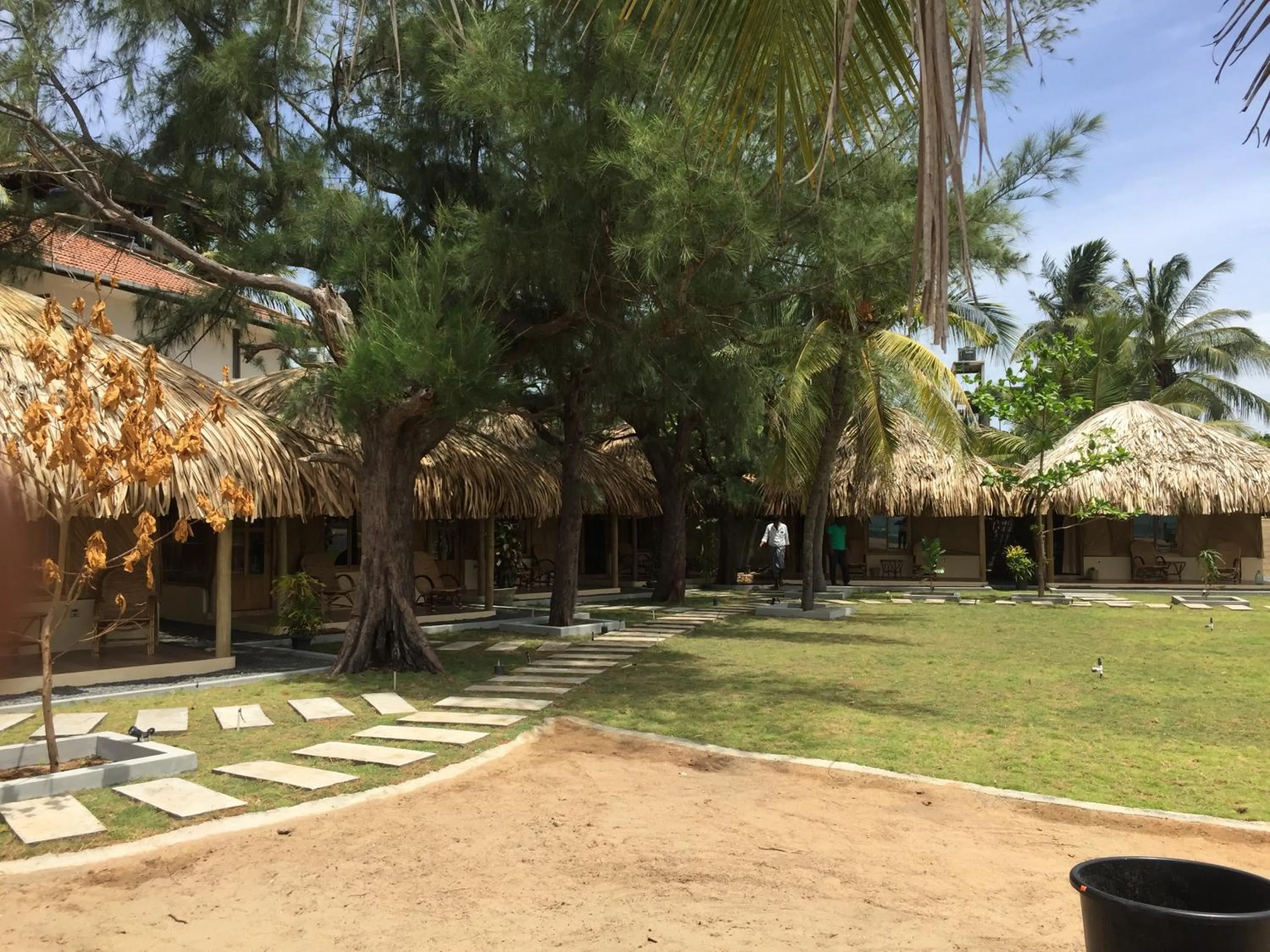 Garden view in Royal Beach