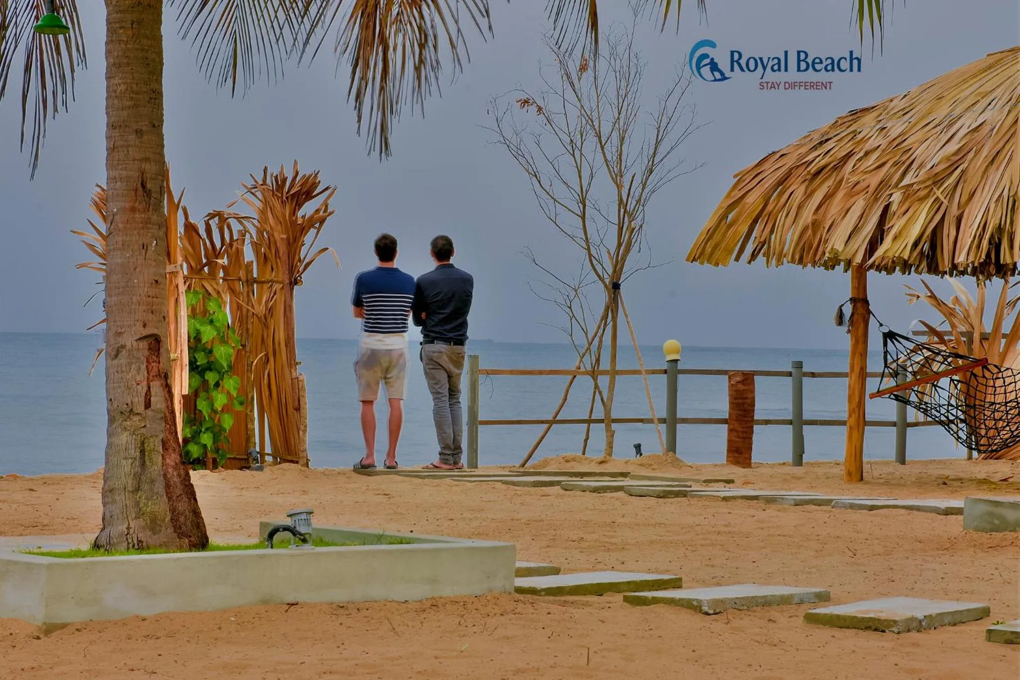 People in Royal Beach