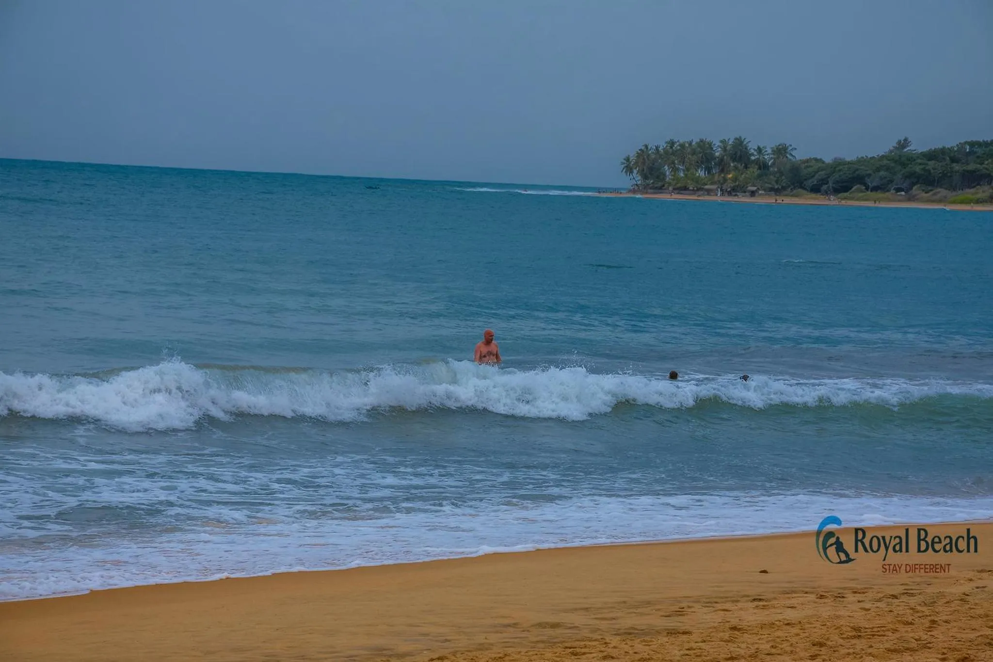 People in Royal Beach