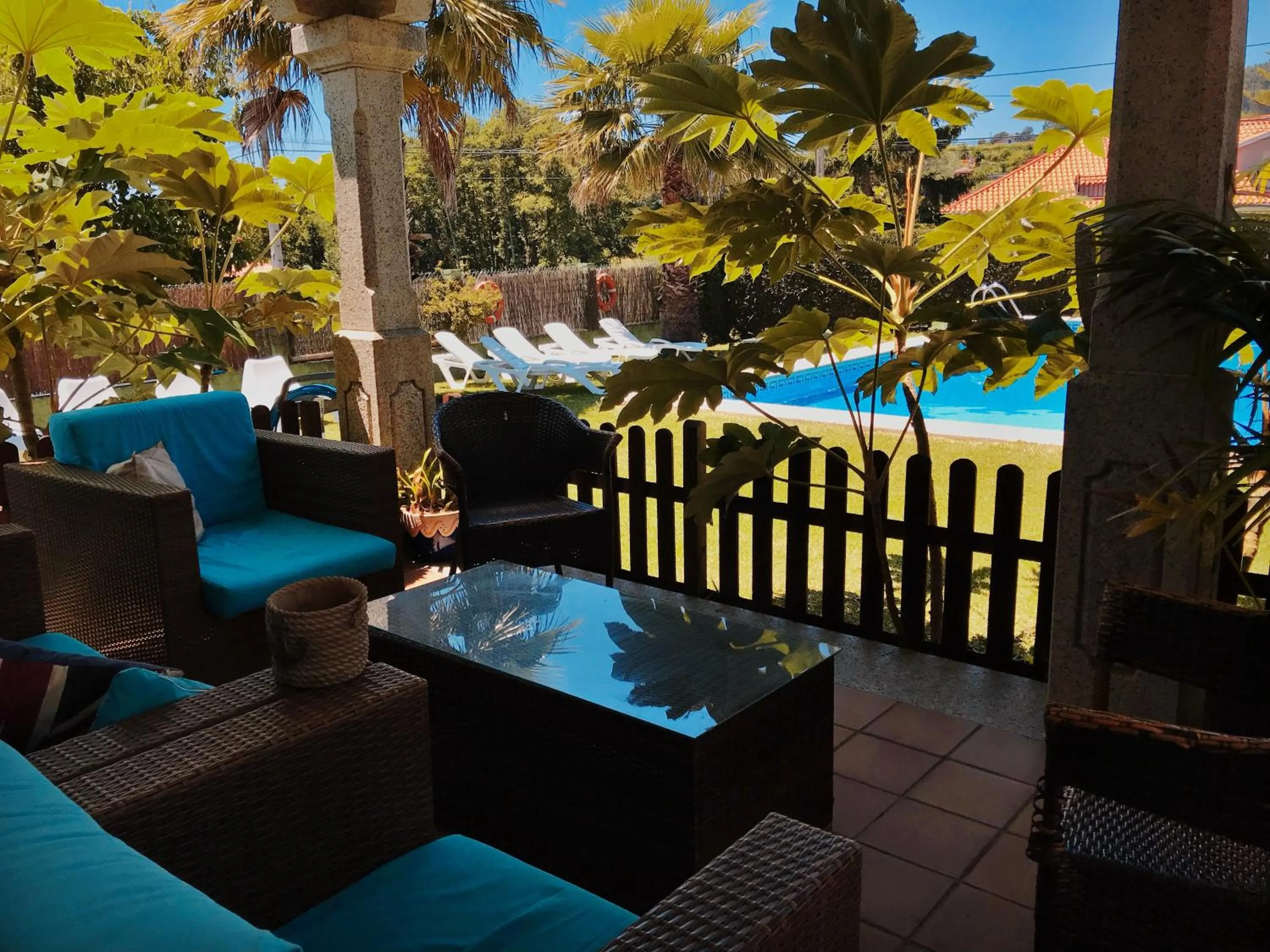 Garden in Hotel Conde Navío