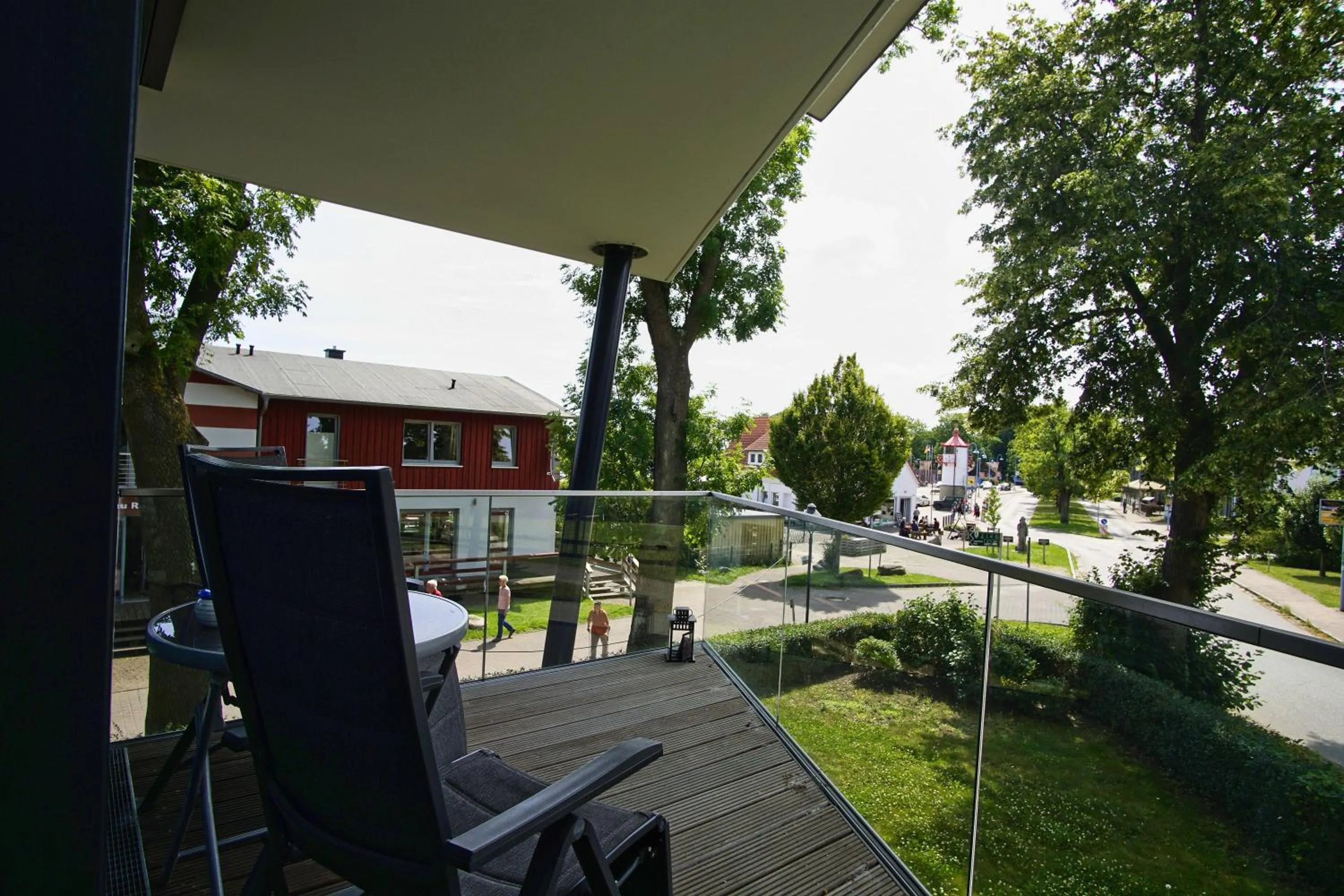 Balcony/Terrace in Haus Hafenkieker Ferienwohnung 08