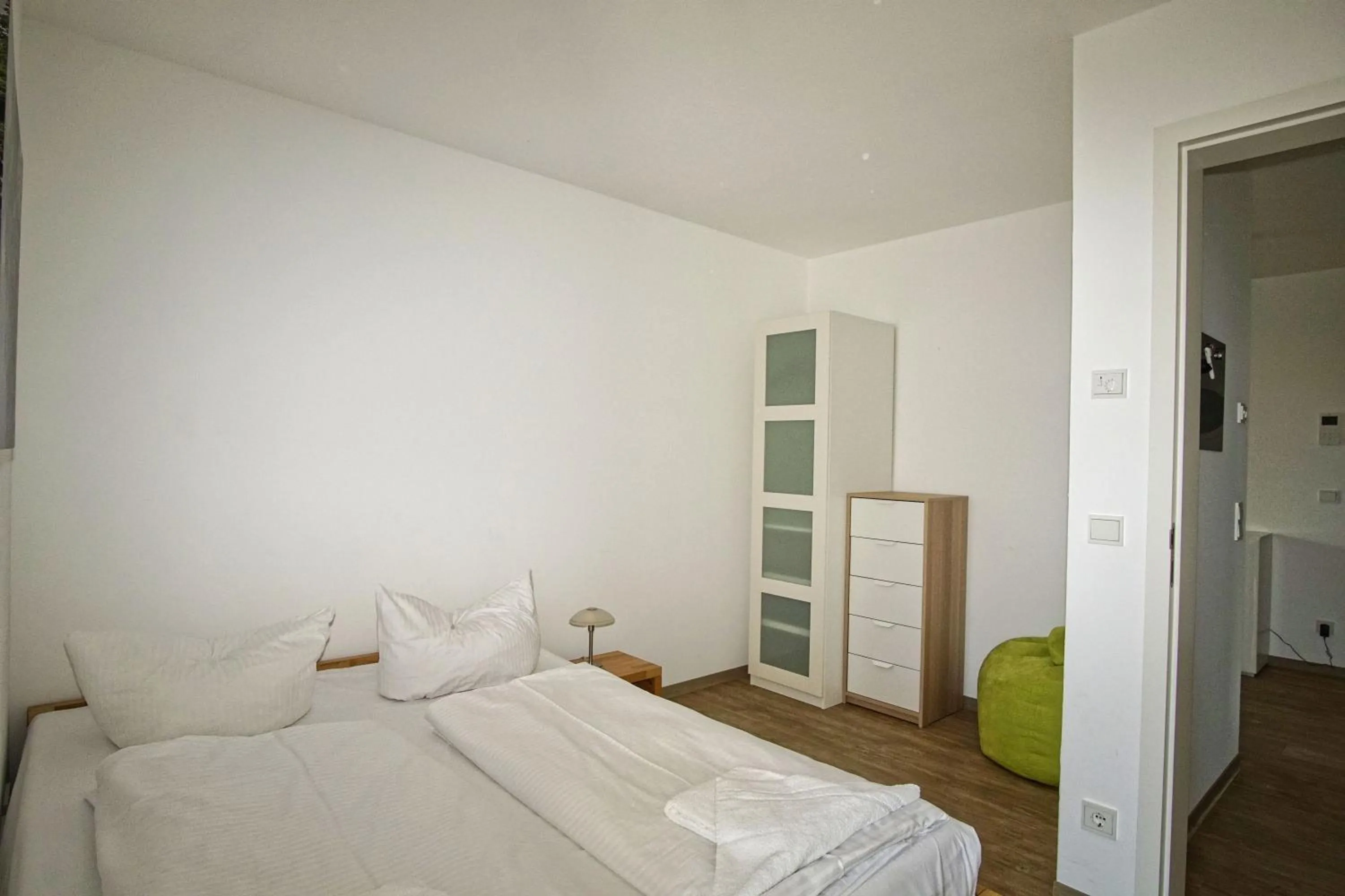 Bedroom, Bed in Haus Hafenkieker Ferienwohnung 08