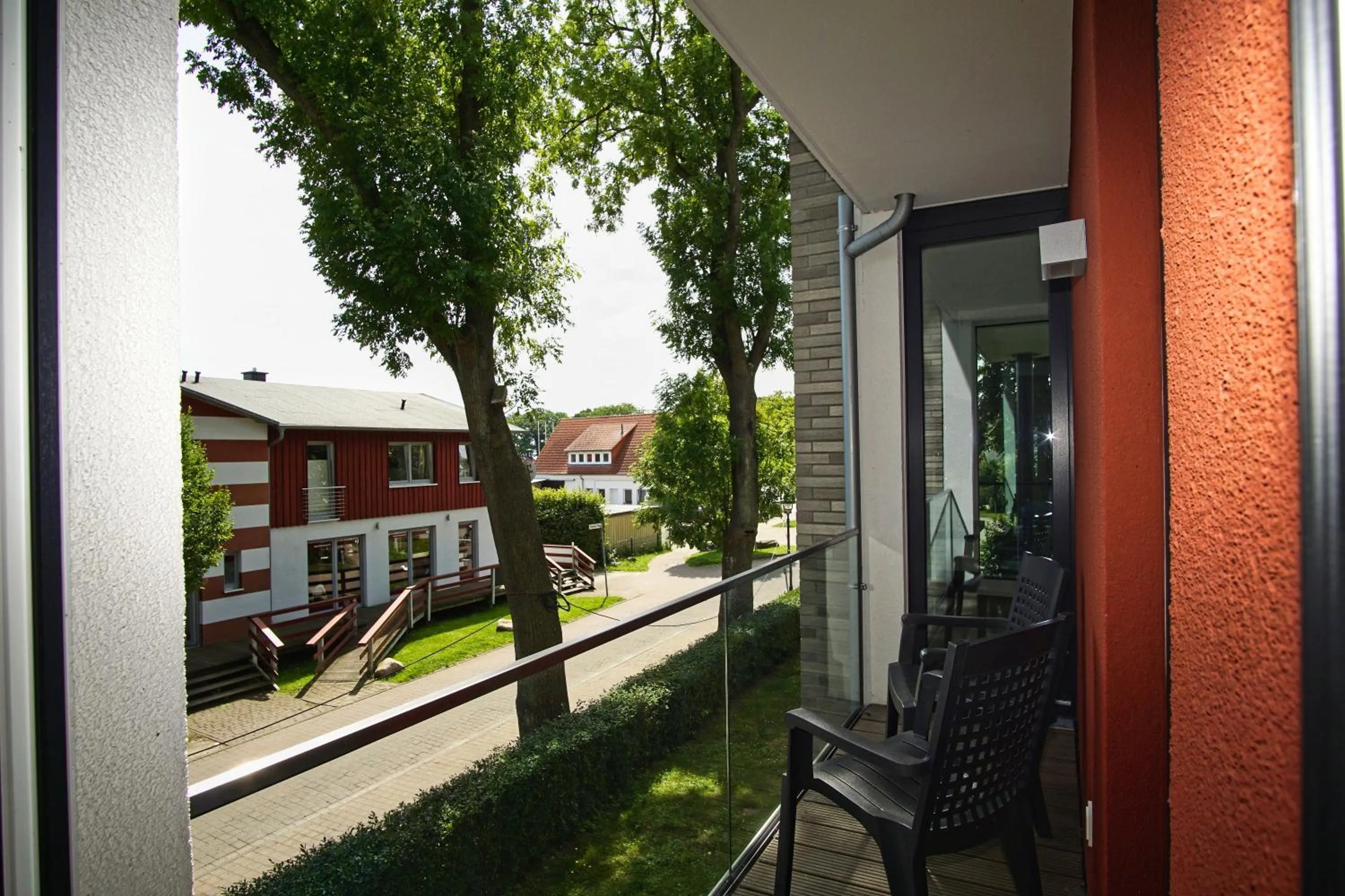 Balcony/Terrace in Haus Hafenkieker Ferienwohnung 08
