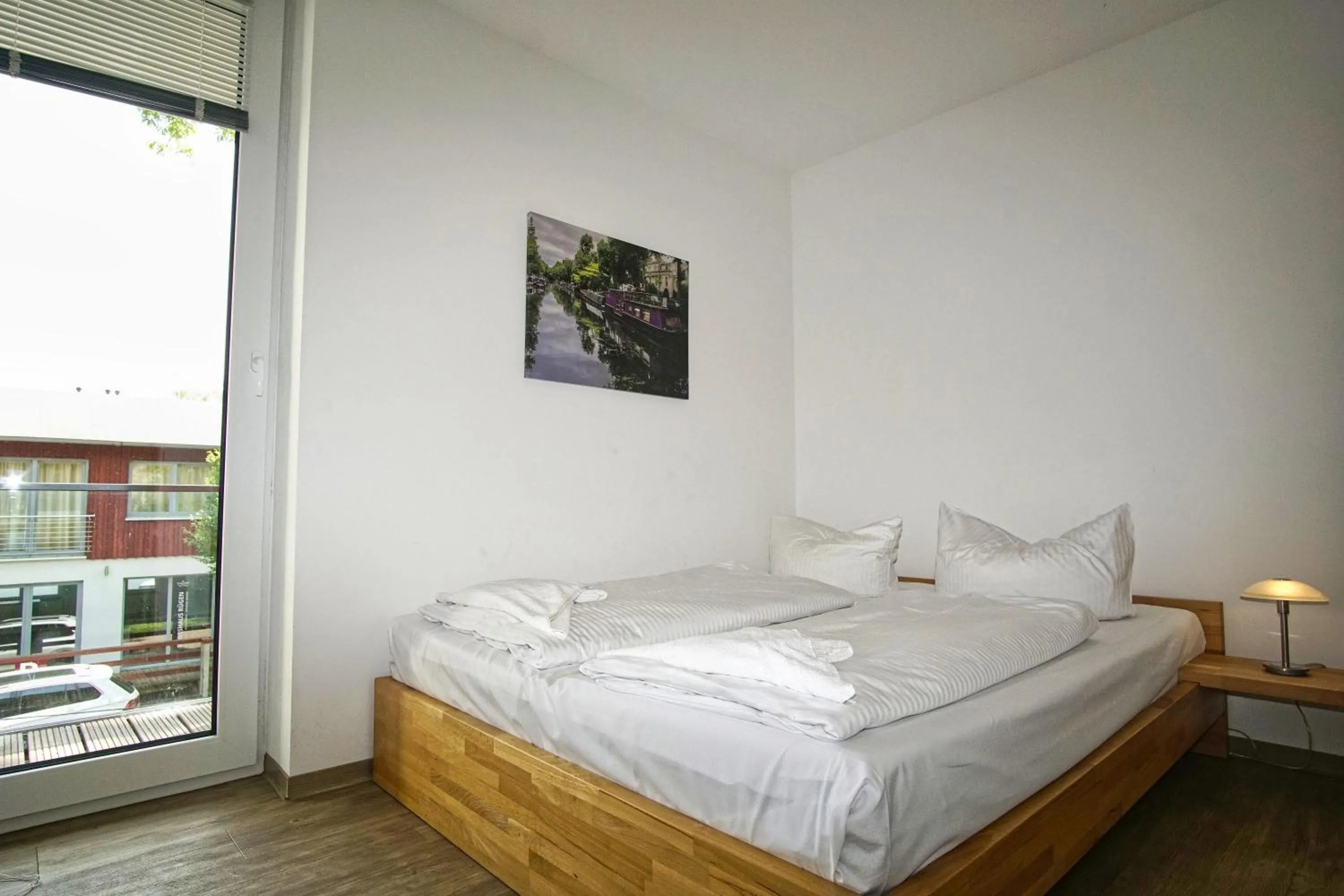Bedroom, Bed in Haus Hafenkieker Ferienwohnung 08