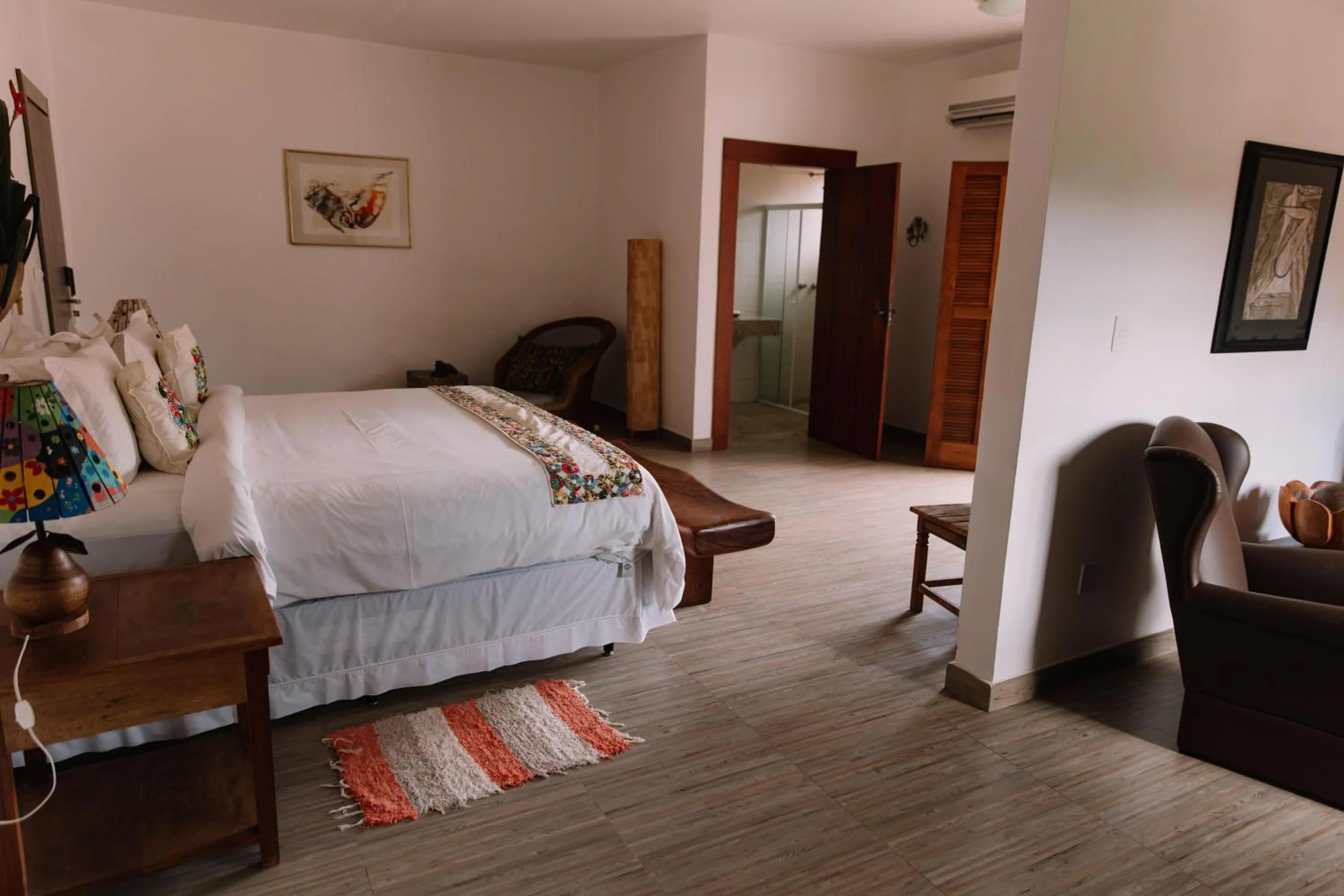 Communal lounge/ TV room, Bed in Resort Fazenda 3 Pinheiros