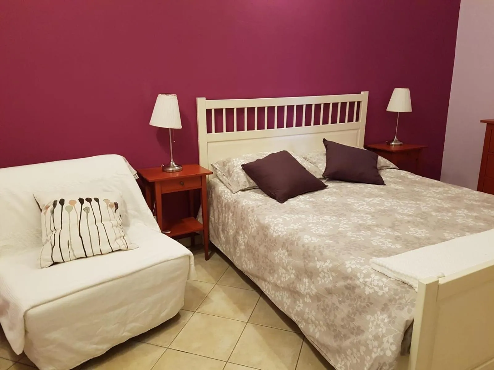 Bed in Casa Vacanza Rosa